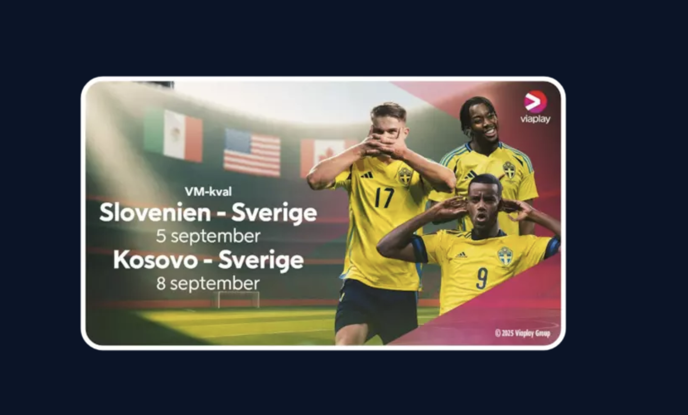Sport: Tv-tittare blåsta på Sveriges VM-kvalmatcher – men du kan fortfarande se dem!