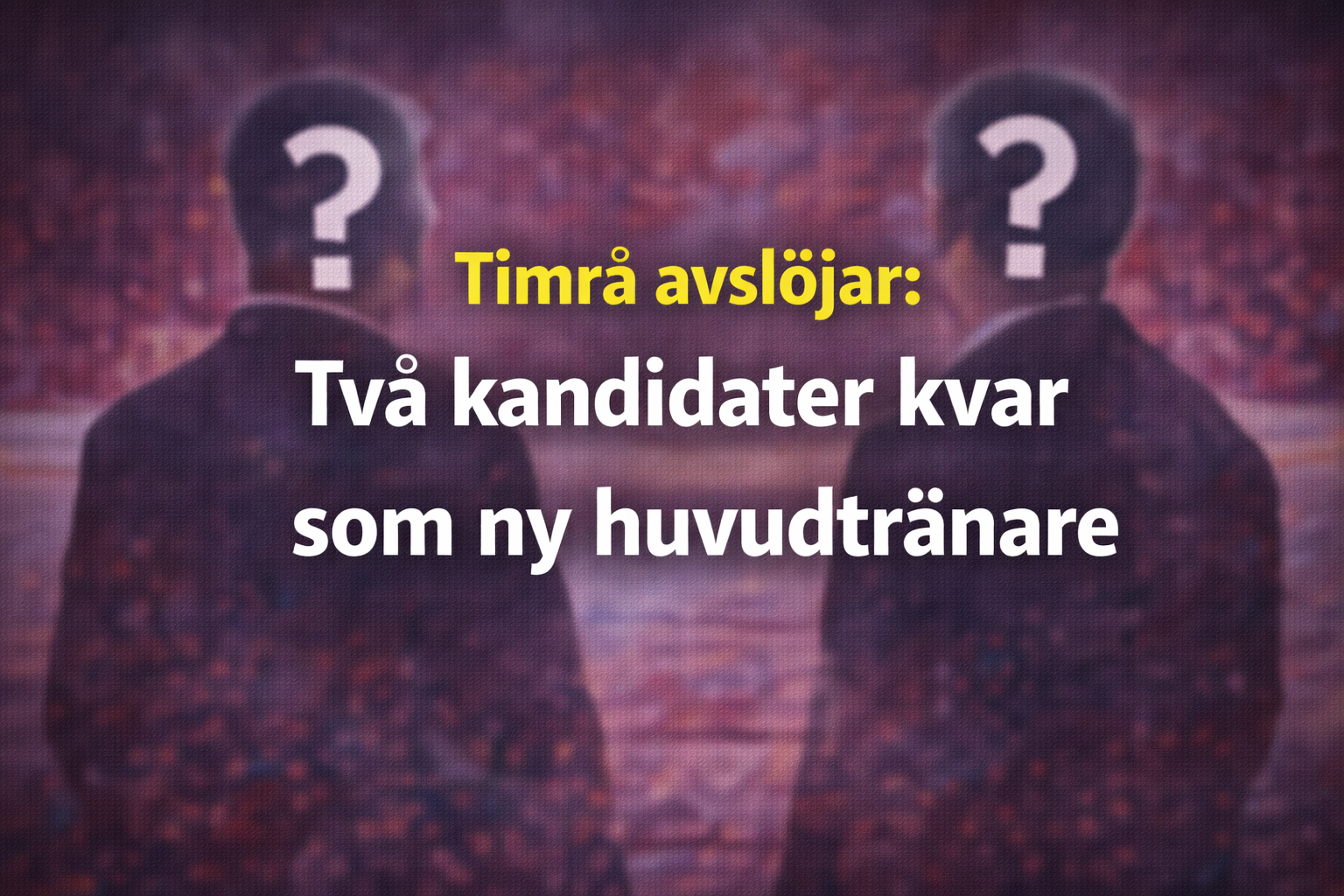 Timrå IK: Timrå nära att göra klart med ny huvudtränare