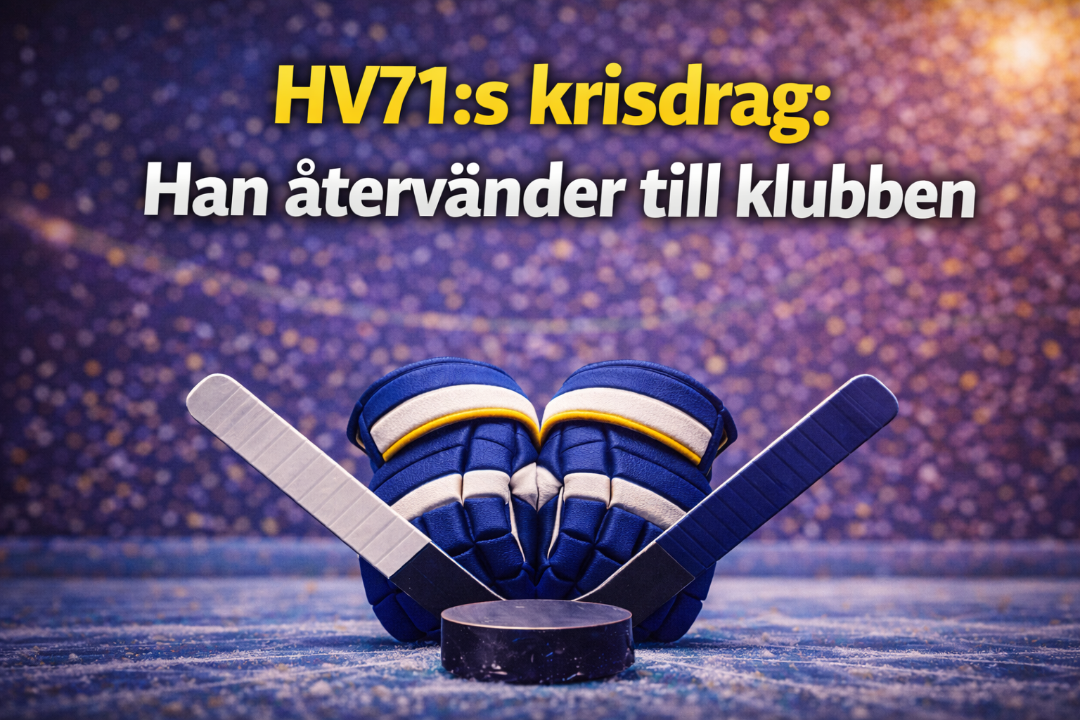 HV71:s krisdrag: Han återvänder till klubben