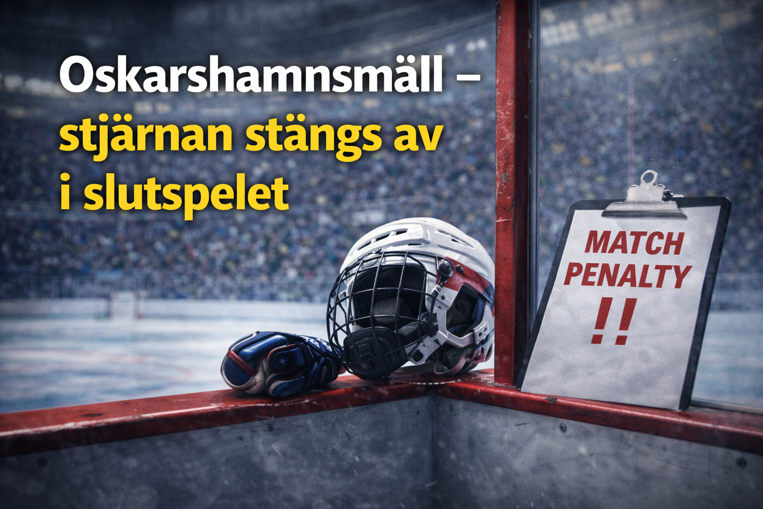 Oskarshamn: Oskarshamnsmäll – stjärnan stängs av i slutspelet