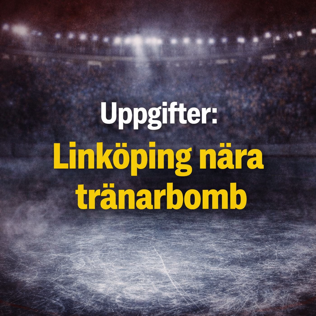 Linköping HC: Uppgifter: Linköping nära tränarbomb