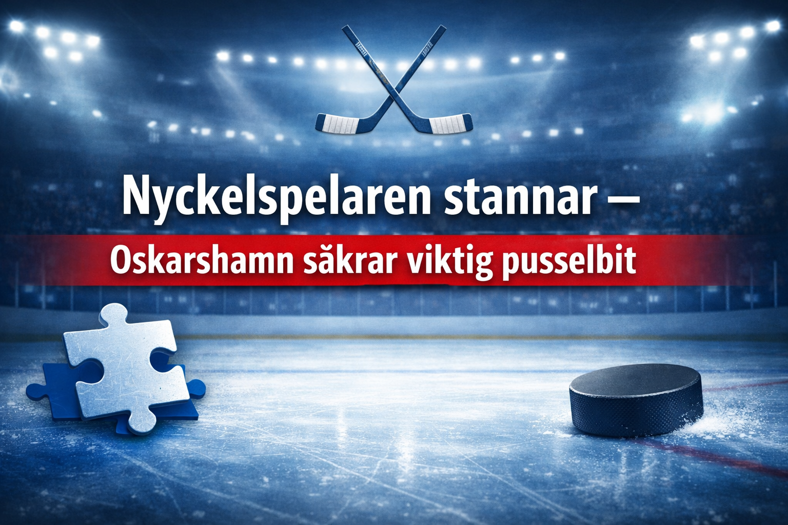 Nyckelspelaren stannar – Oskarshamn säkrar viktig pusselbit