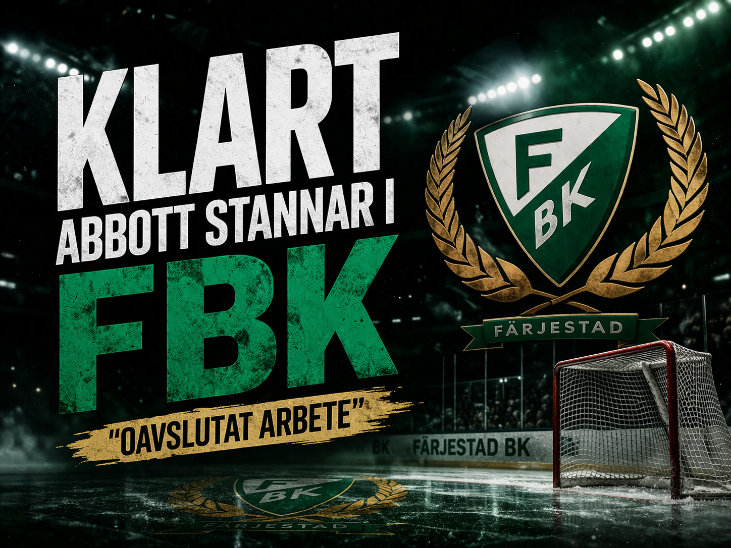 Färjestad: Klart: Abbott stannar i Färjestad – skriver nytt kontrakt