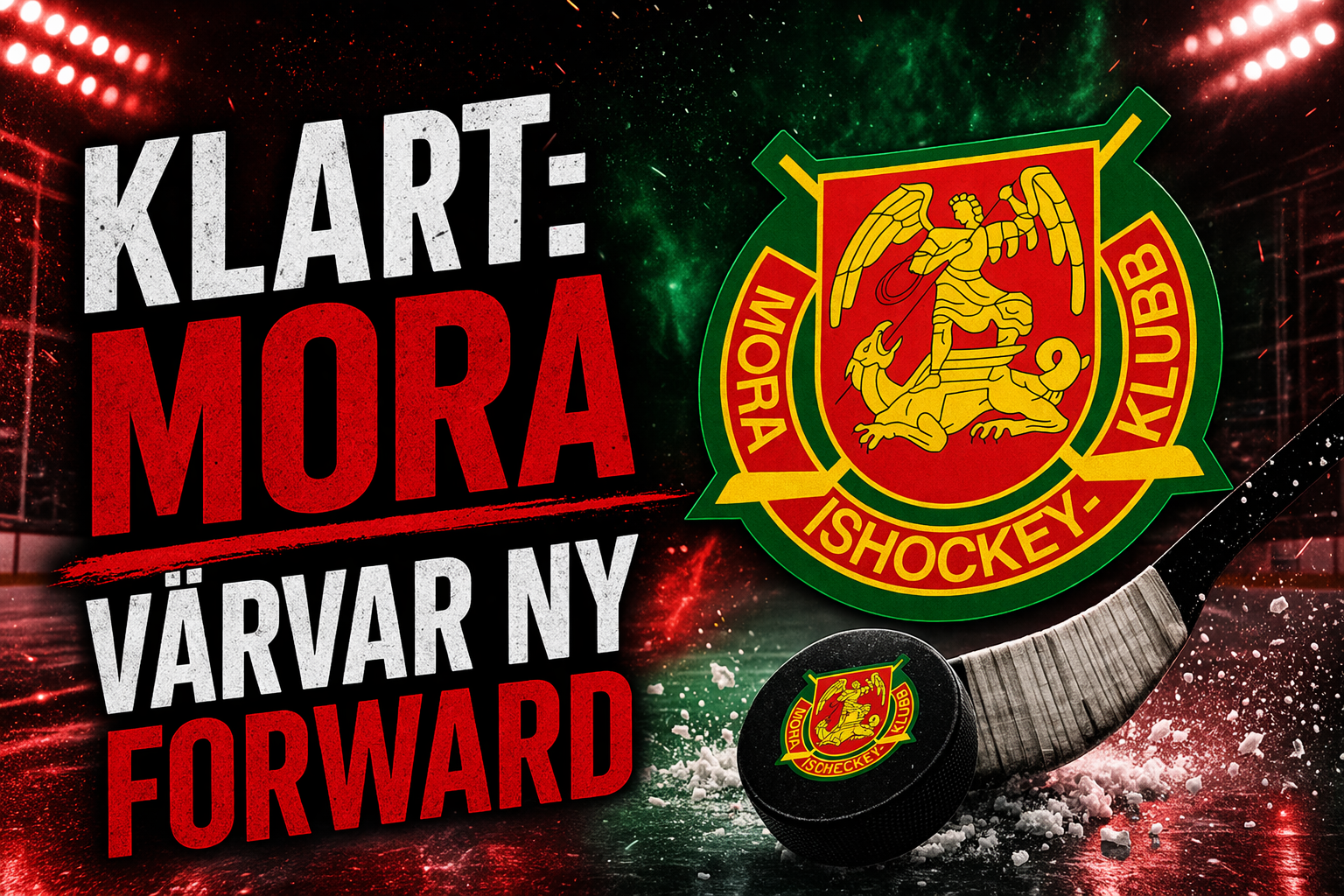 Mora IK: KLART: Mora värvar ny forward