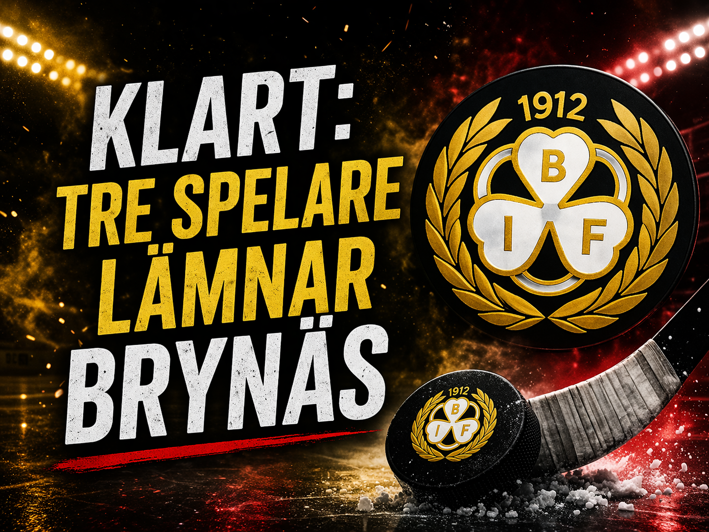 KLART: Trio lämnar Brynäs – tackas av klubben