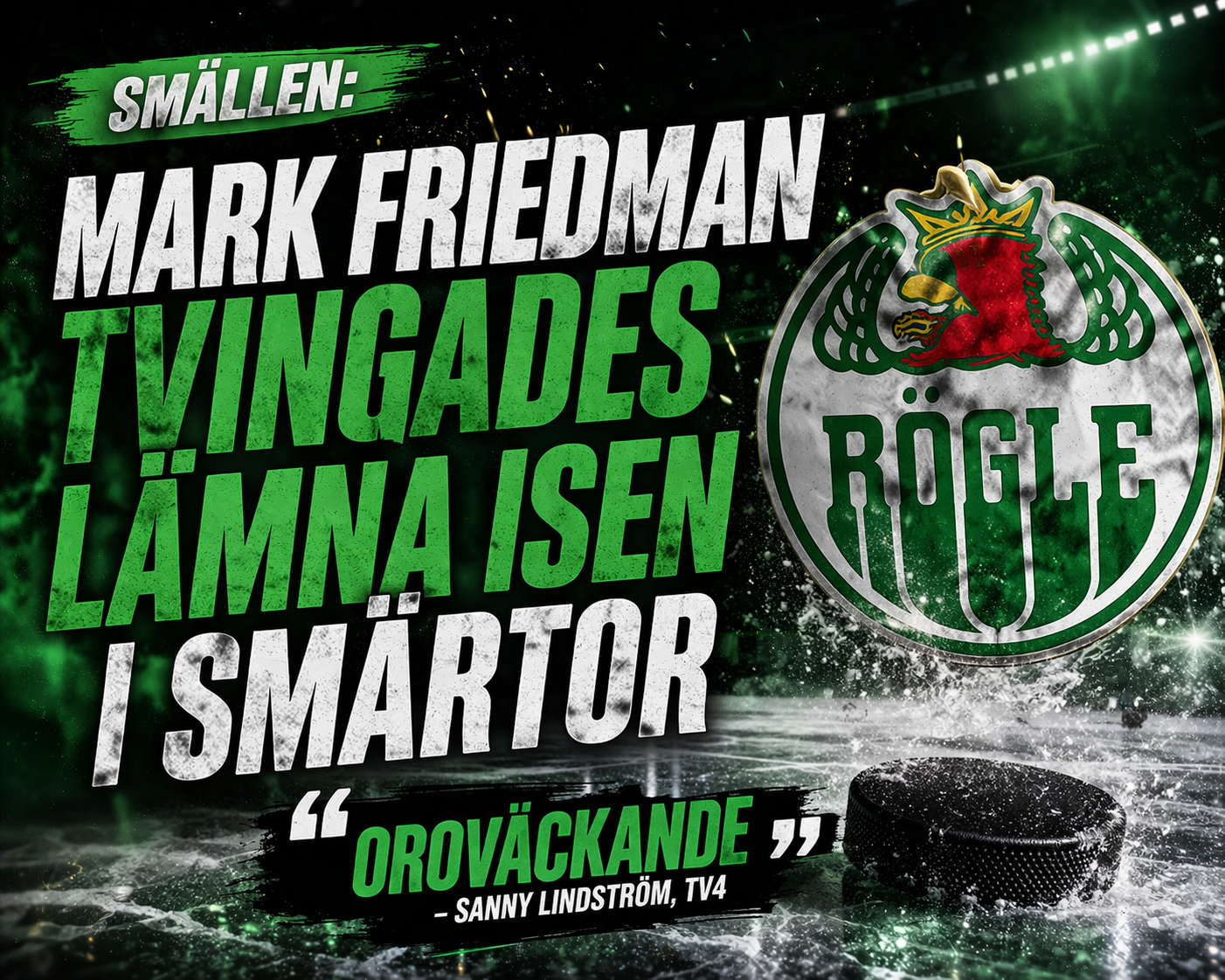 Smällen: Tvingades kliva av i smärtor direkt