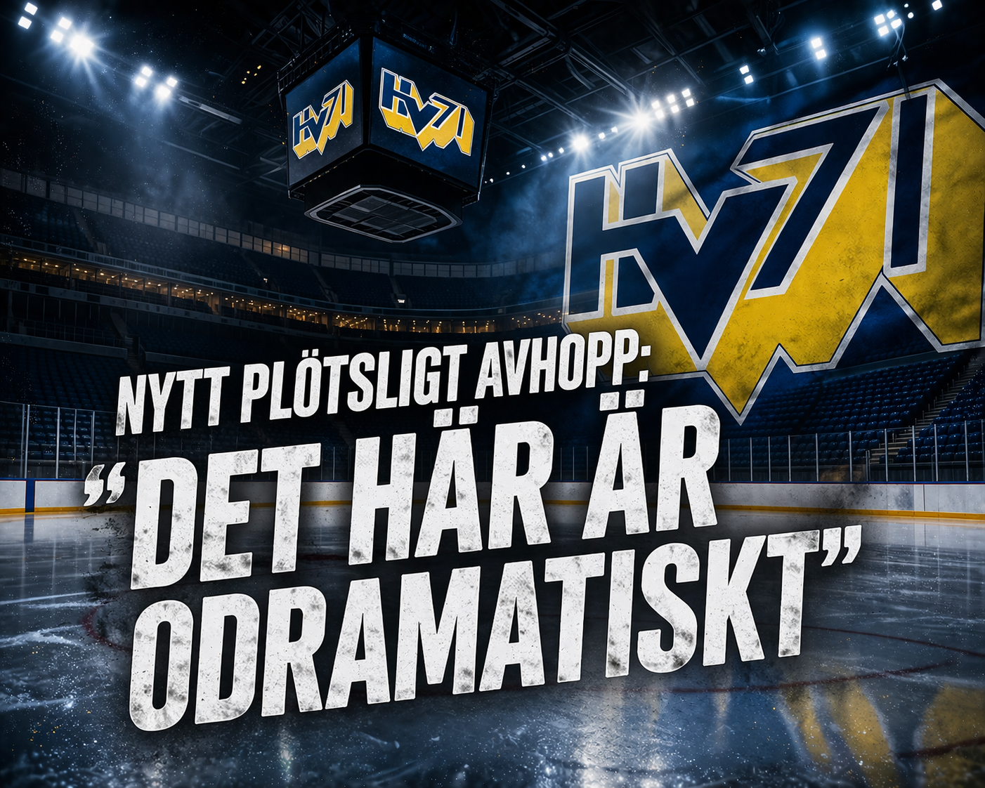 Hv71: Nytt avhopp i HV71 – tonar ner dramatiken
