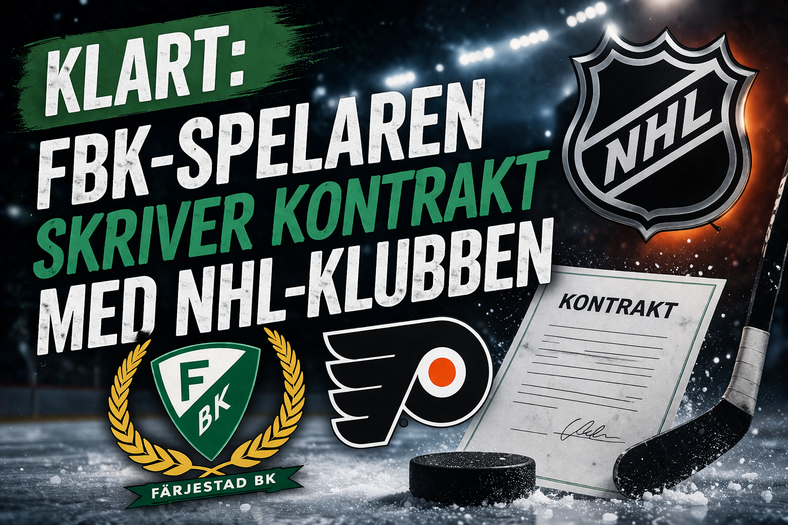 Färjestad: KLART: FBK-spelaren skriver kontrakt med NHL-klubben
