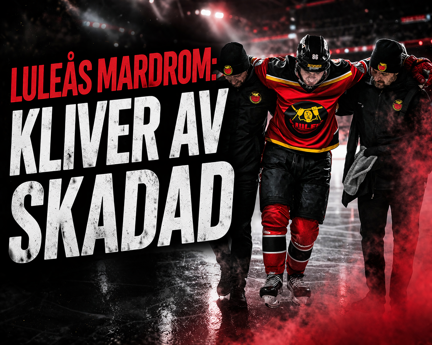 Luleå Hockey: Mardröm för Luleå – stjärnan klev av skadad