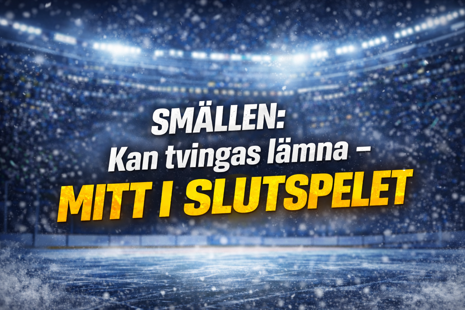 SMÄLLEN: Kan lämna Rögle mitt i slutspelet