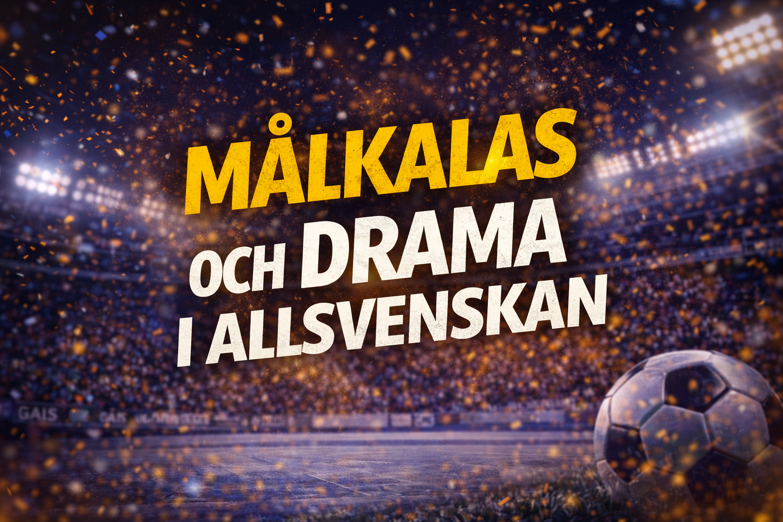 Målkalas och drama i Allsvenskan – här är helgens resultat och läget inför måndagen