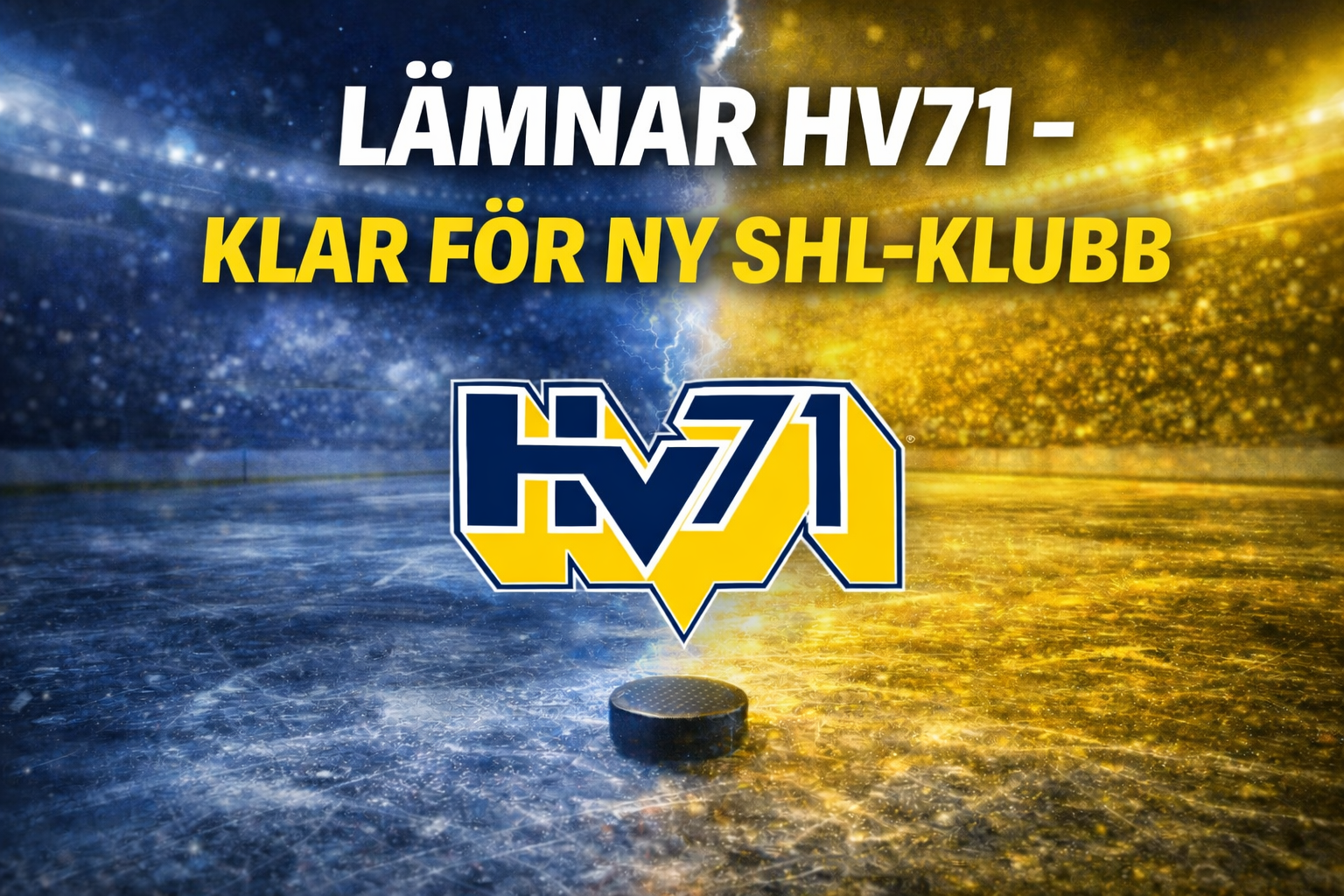 Hv71: Lämnar HV71 - klar för ny SHL-klubb