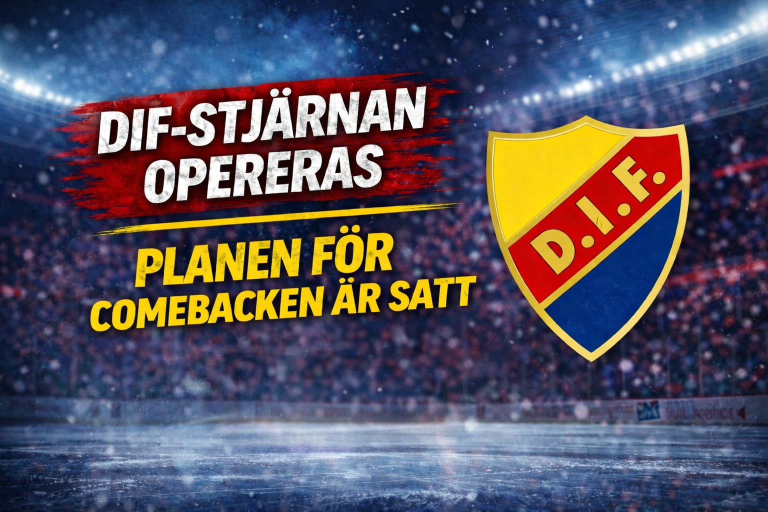 Djurgården Hockey: DIF-stjärnan tvingas till operation