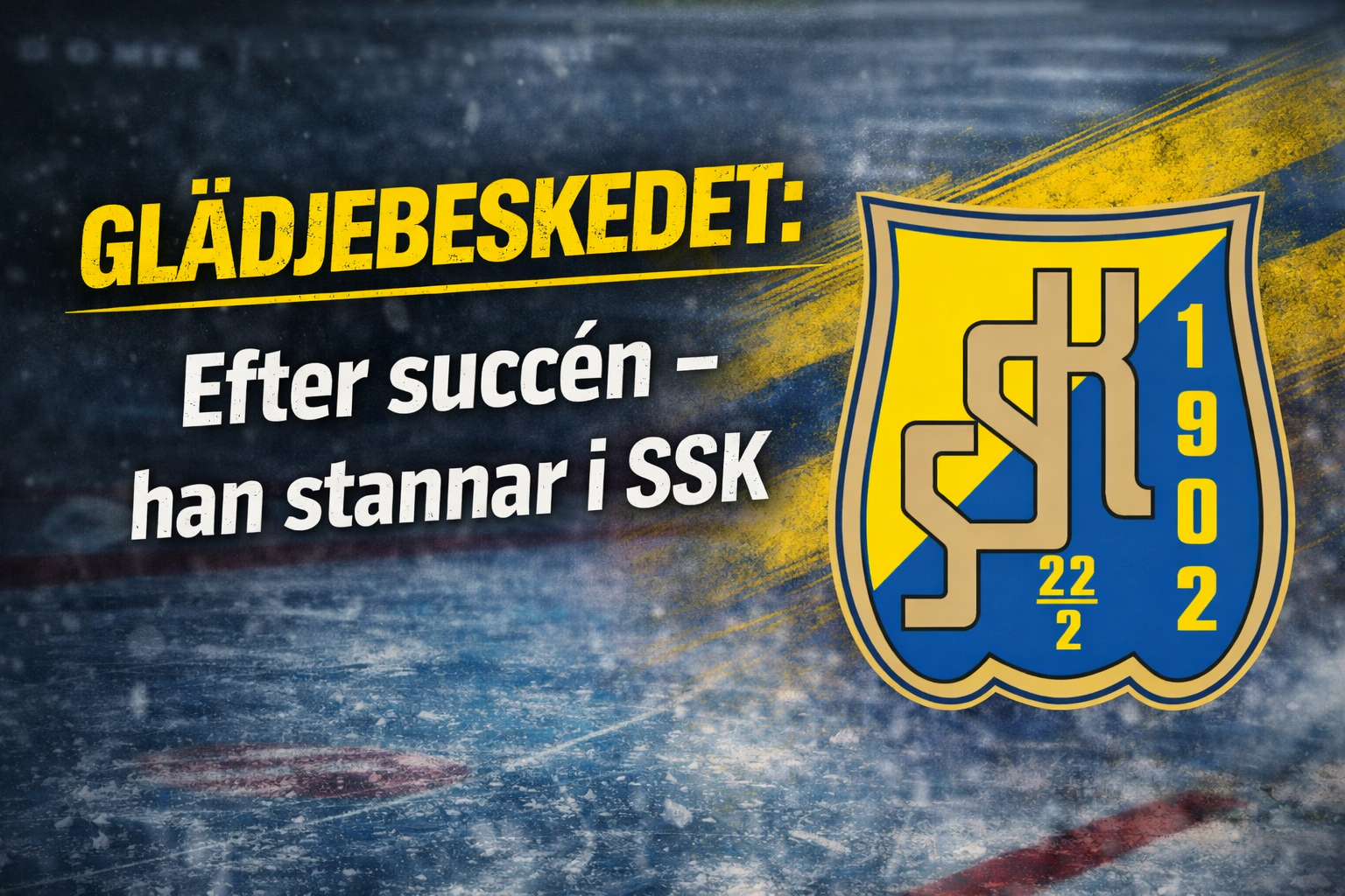 Södertälje: Glädjebeskedet: Han stannar i SSK