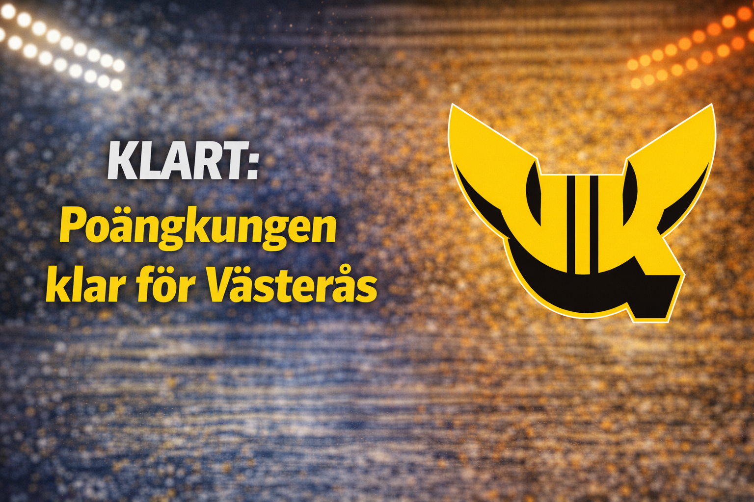 Västerås IK: Klart: Poängstarke forwarden väljer Västerås