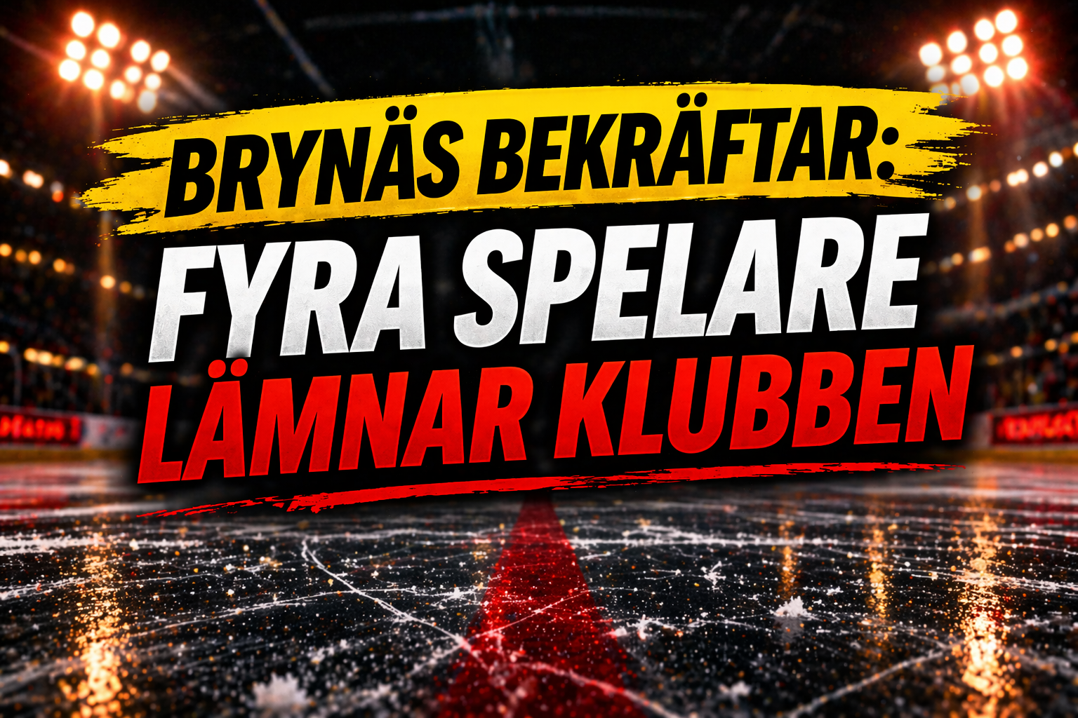 Brynäs: Brynäs bekräftar: Fyra spelare lämnar klubben