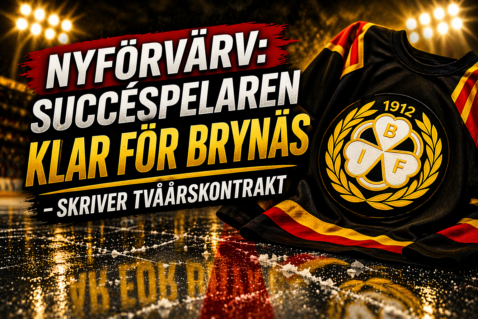 Brynäs: Succérookien klar för Brynäs – skriver tvåårskontrakt