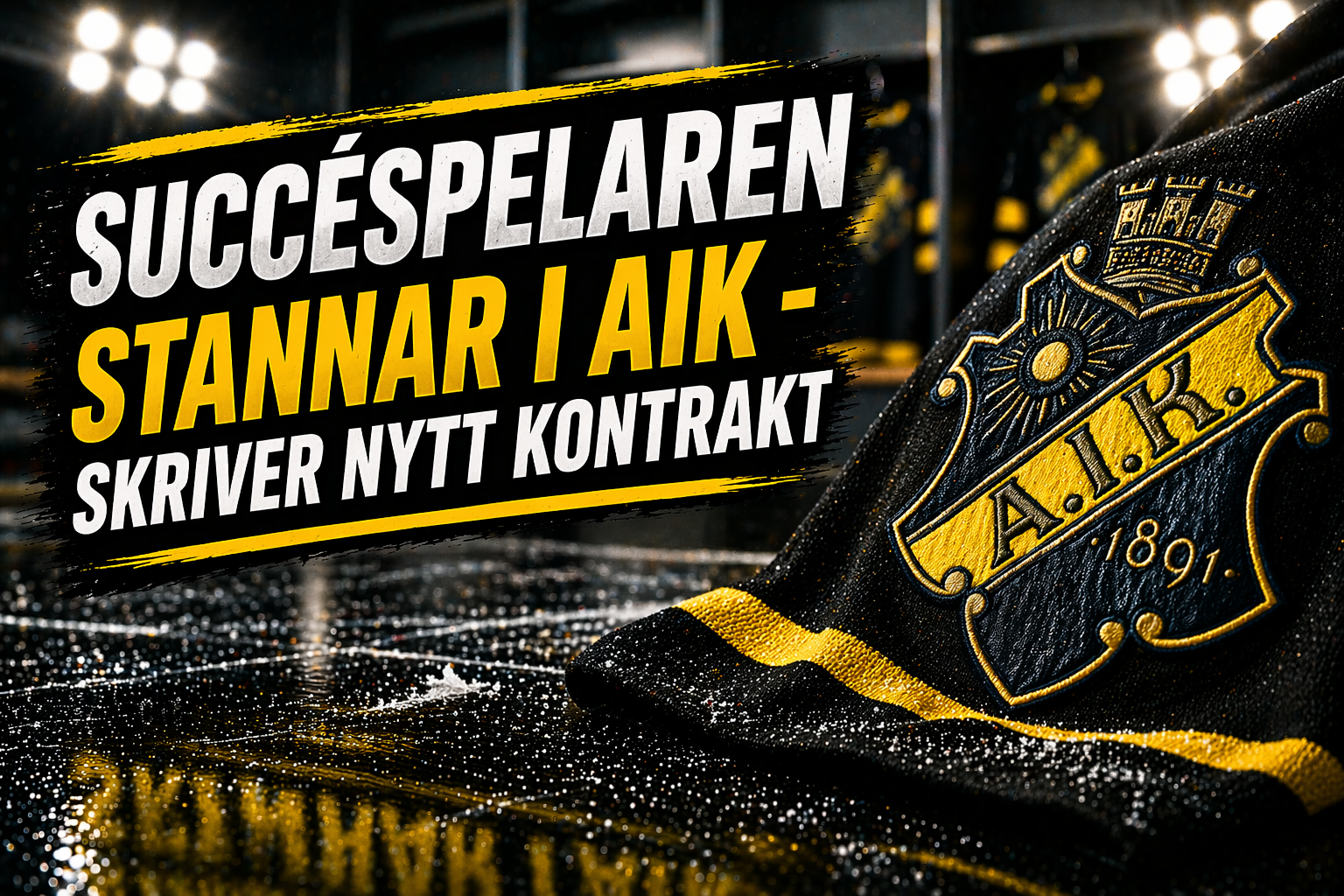 AIK Hockey: Succéspelaren stannar i AIK - skriver nytt kontrakt