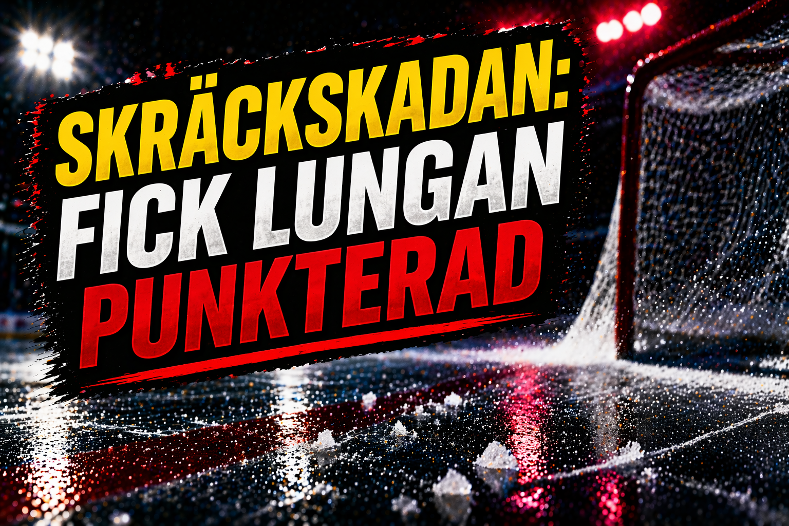 Luleå Hockey: Skräckskadan i slutspelet – spelade vidare med punkterad lunga