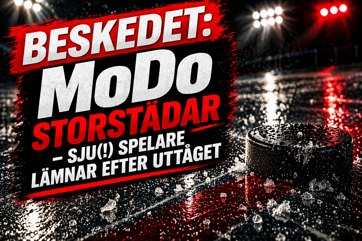 Modo: MoDo storstädar – sju(!) spelare lämnar efter uttåget
