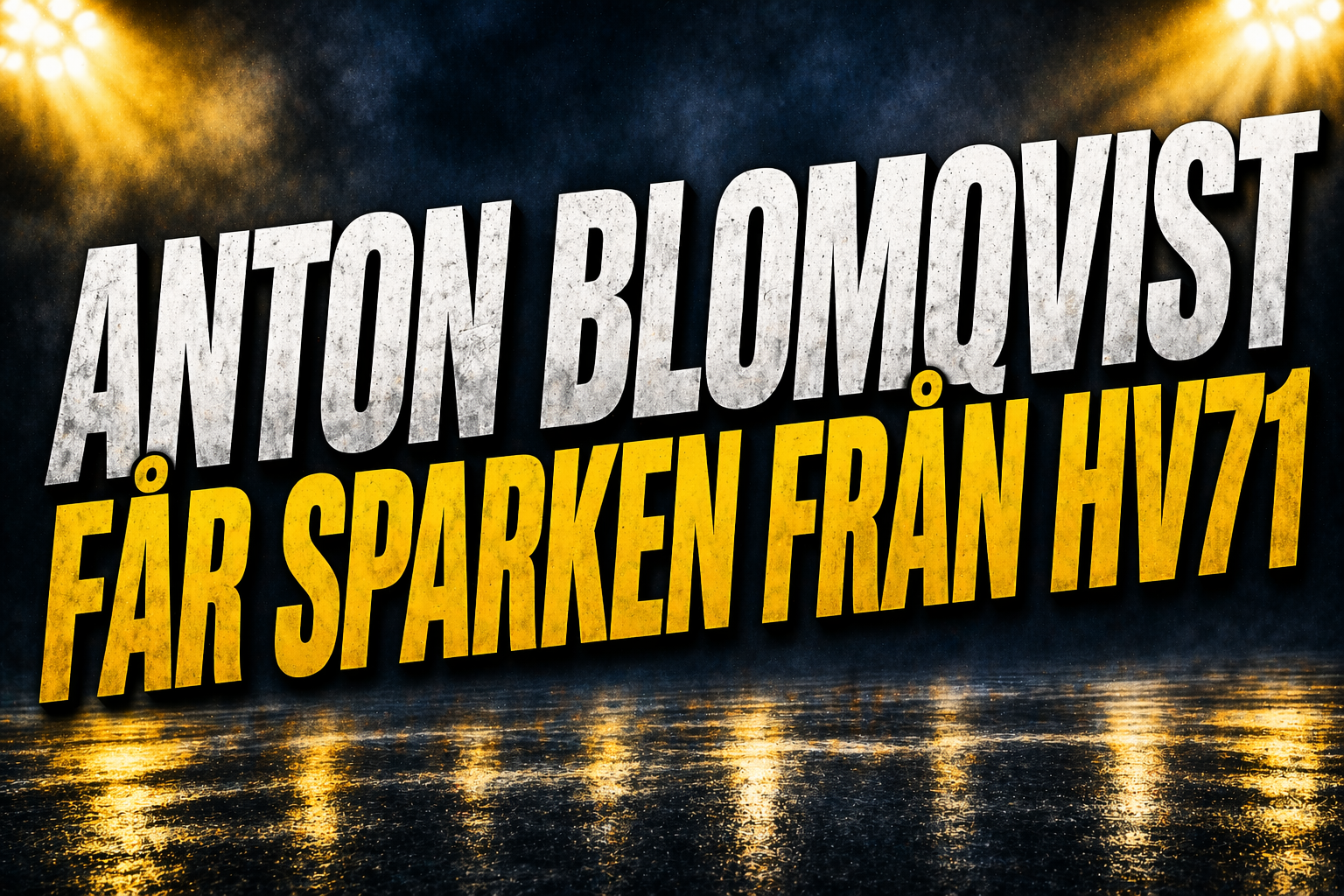 Hv71: Uppgifter: HV71 sparkar Blomqvist – lämnar trots kontrakt