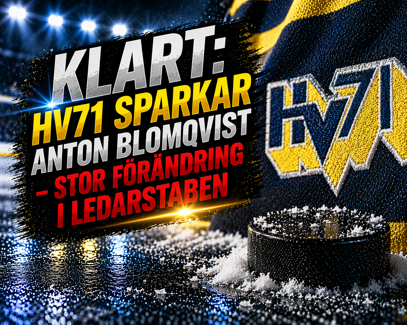 Hv71: KLART: HV71 sparkar tränaren – stor förändring i ledarstaben