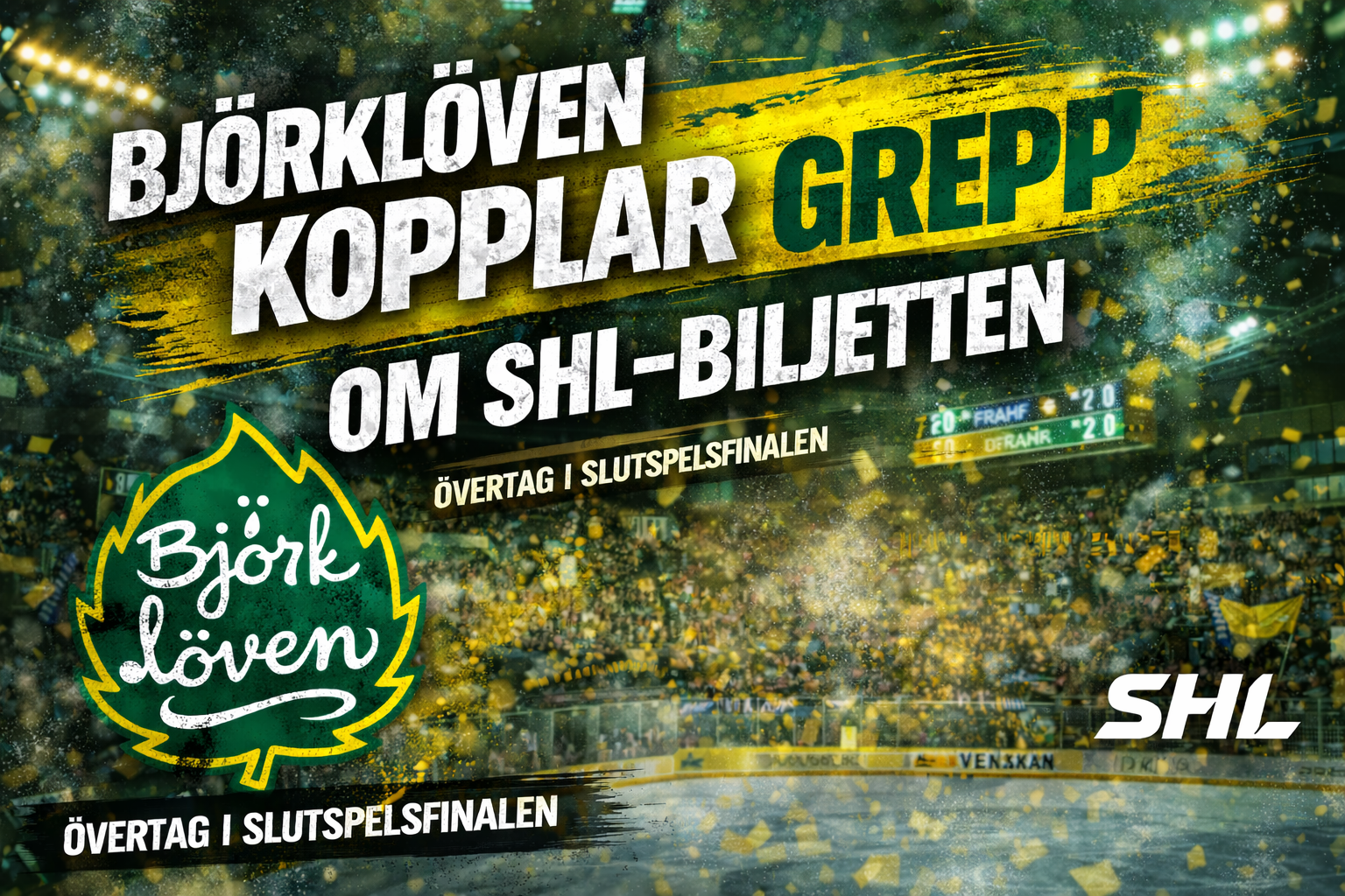 HockeyAllsvenskan: Björklöven har skaffat sig ett tydligt övertag i jakten på SHL-platsen.