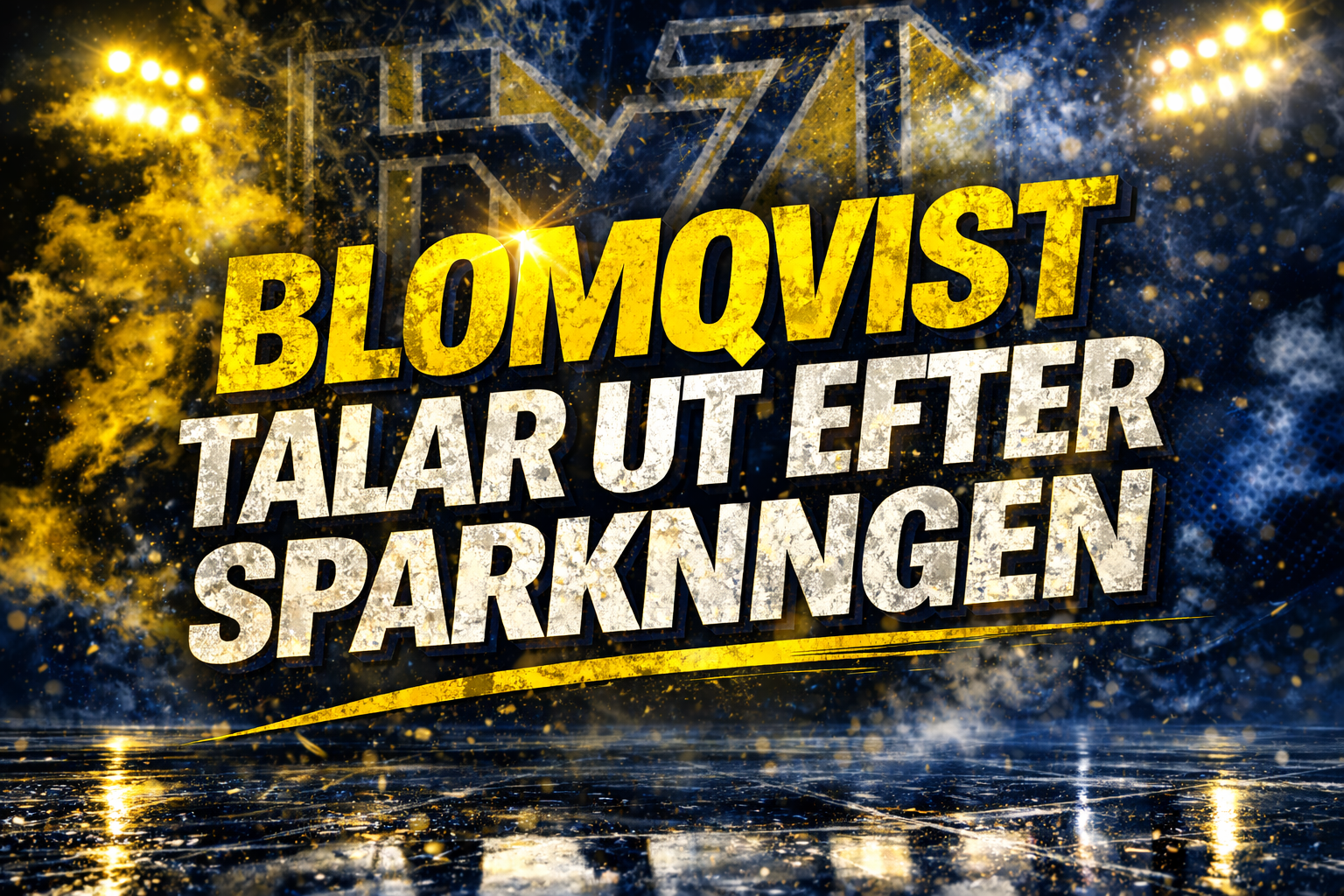 Hv71: Blomqvist talar ut efter sparkningen