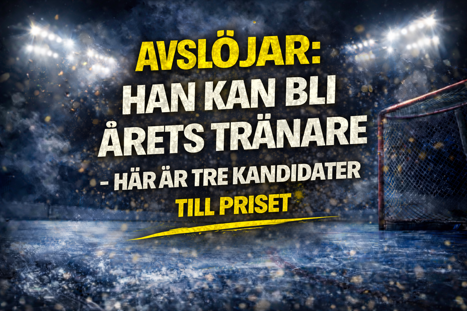 AVSLÖJAR: Han kan bli årets tränare i SHL