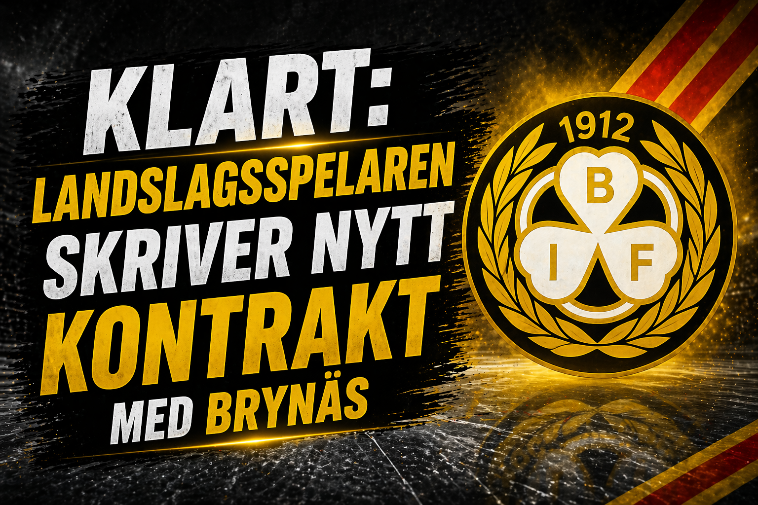 Brynäs: KLART: Landslagsspelaren skriver nytt kontrakt med Brynäs