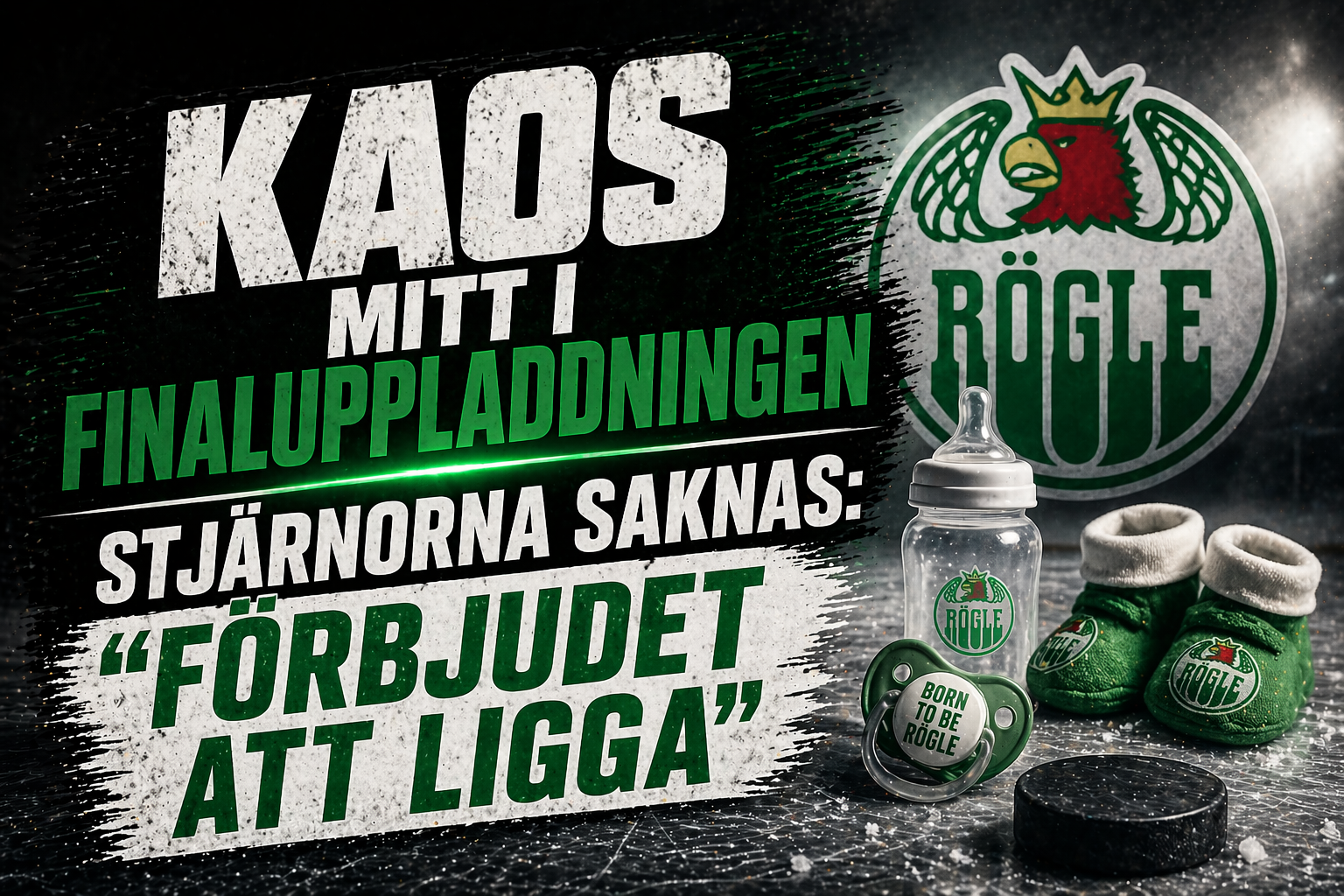 Rögle BK: Kaos mitt i finaluppladdningen – stjärnorna saknas: “Förbjudet att ligga”