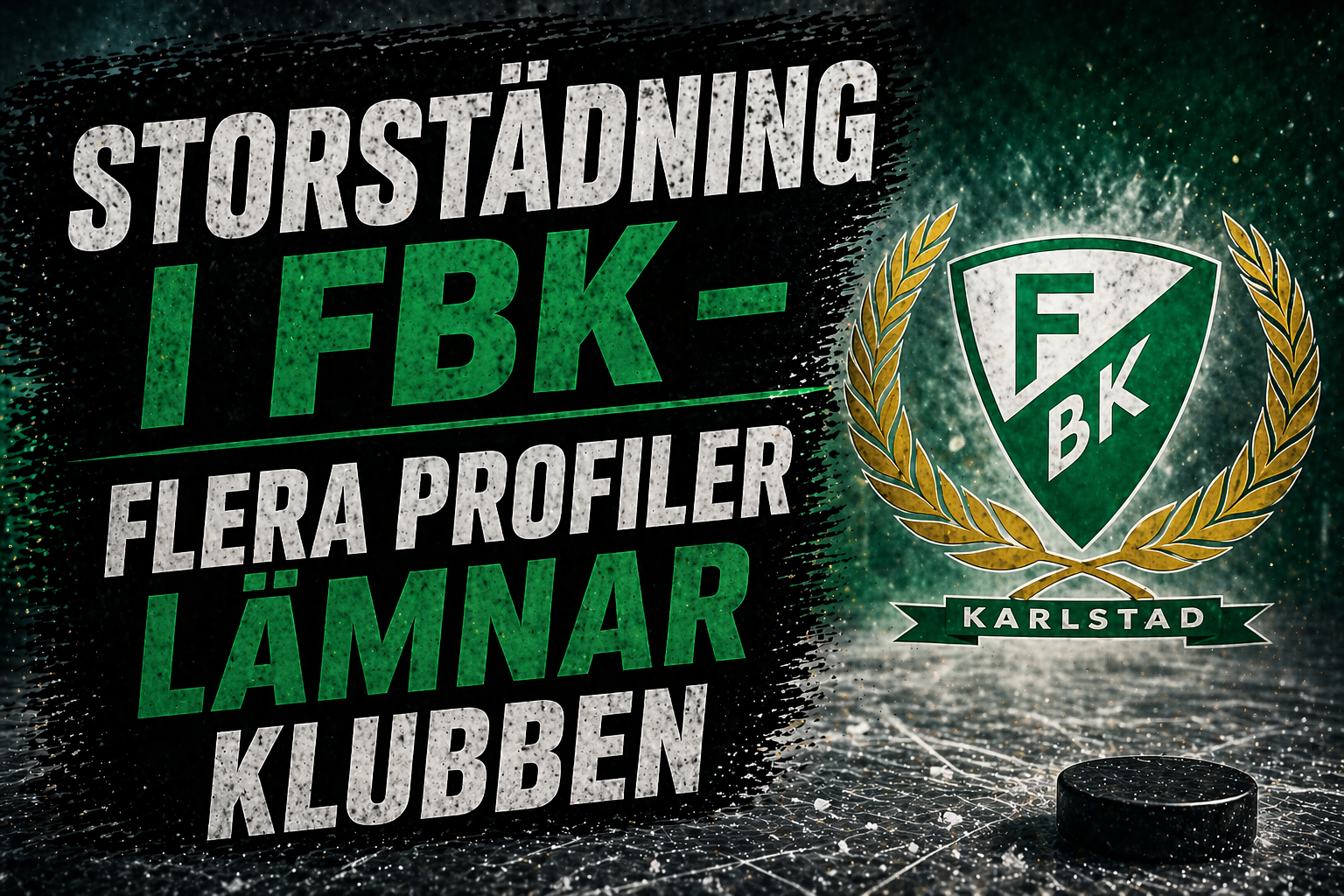 Färjestad: Storstädning i FBK – flera profiler lämnar klubben