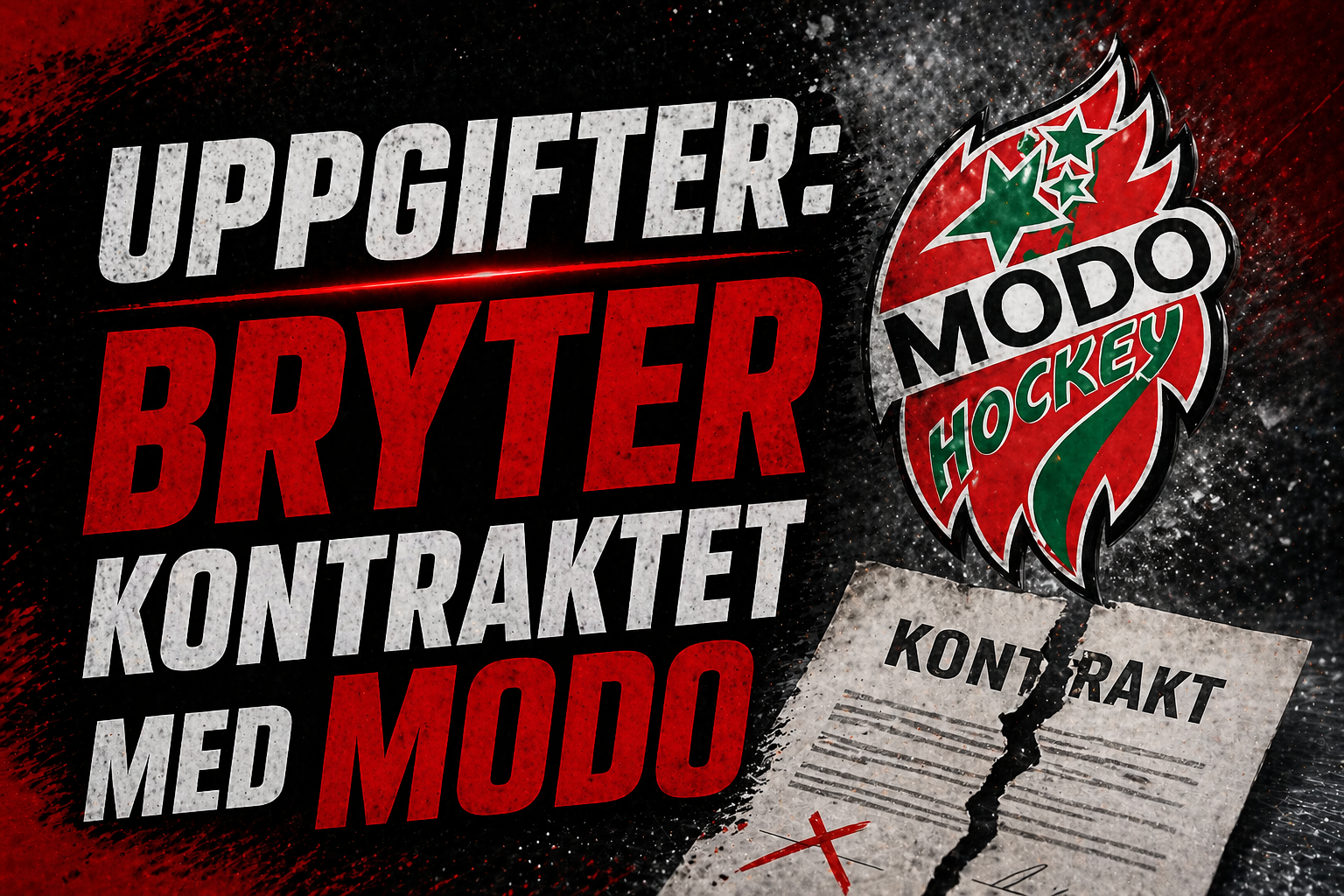 Modo: Uppgifter: Bryter kontraktet – stjärnan lämnar MoDo i förtid