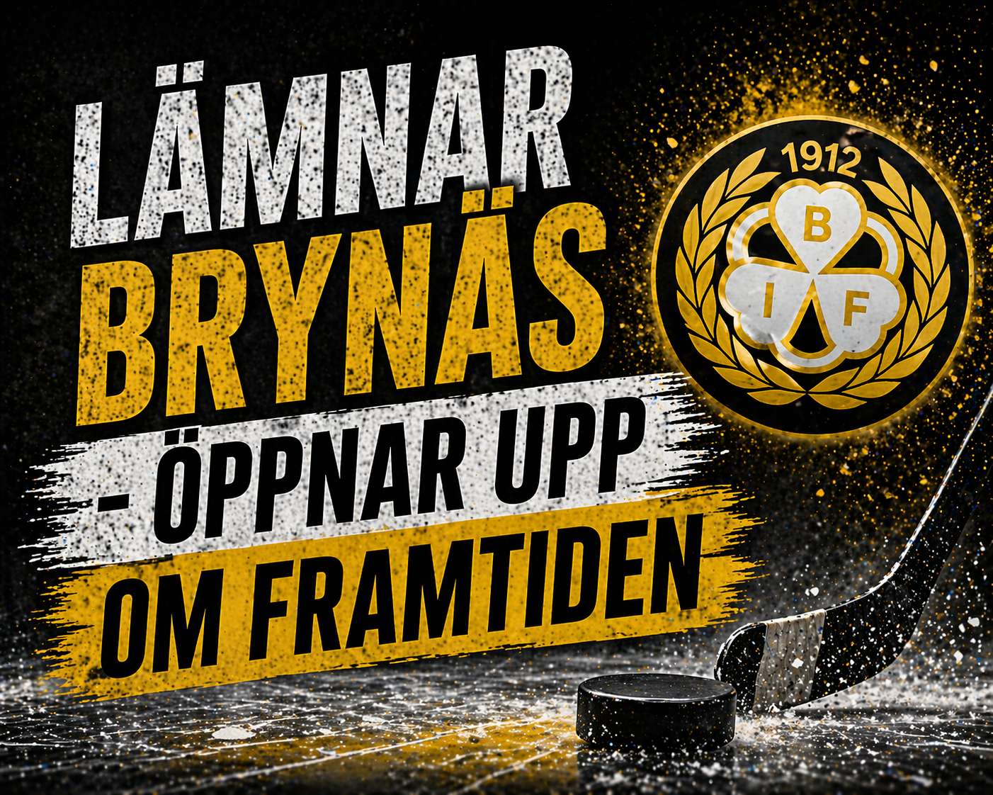 Brynäs: Lämnar Brynäs - öppnar upp om framtiden