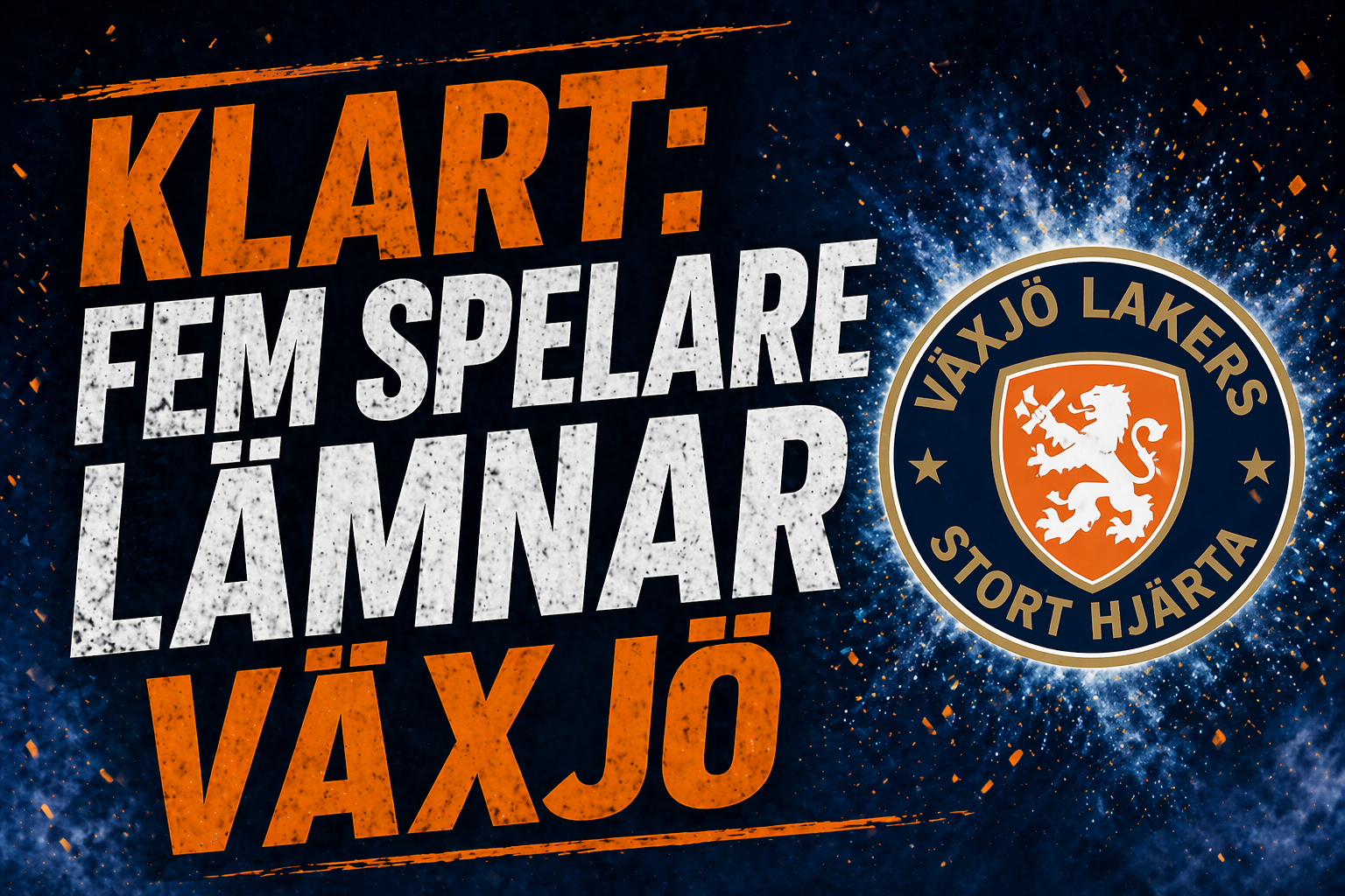 Växjö Lakers: KLART: Fem spelare lämnar Växjö