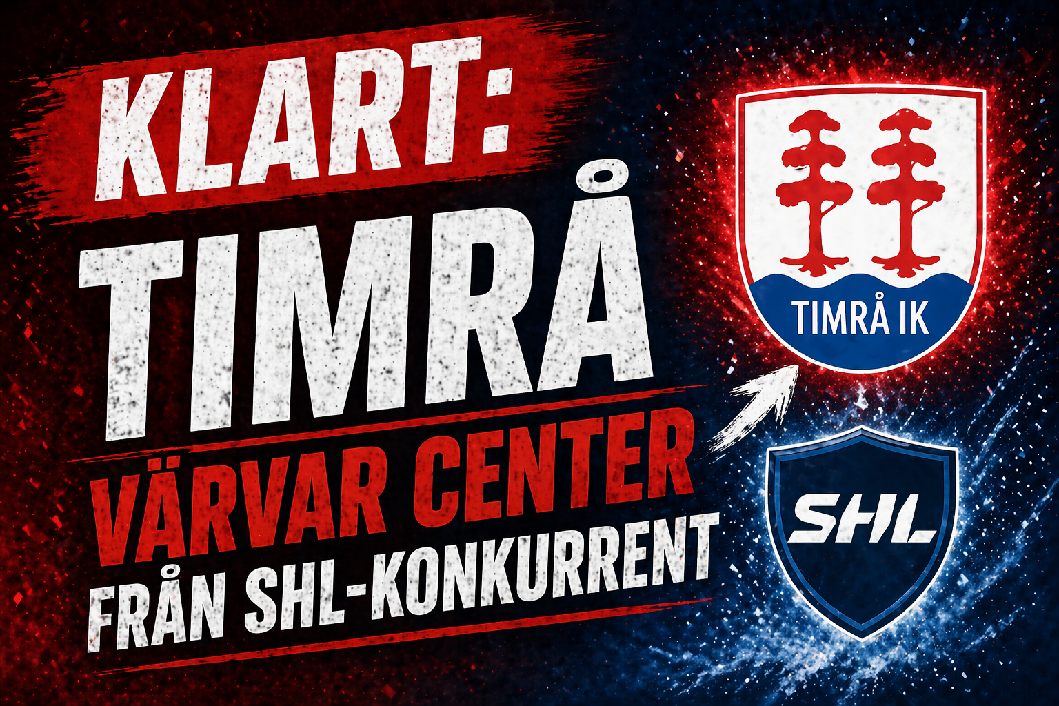 Timrå IK: KLART: Timrå värvar center från SHL-konkurrent
