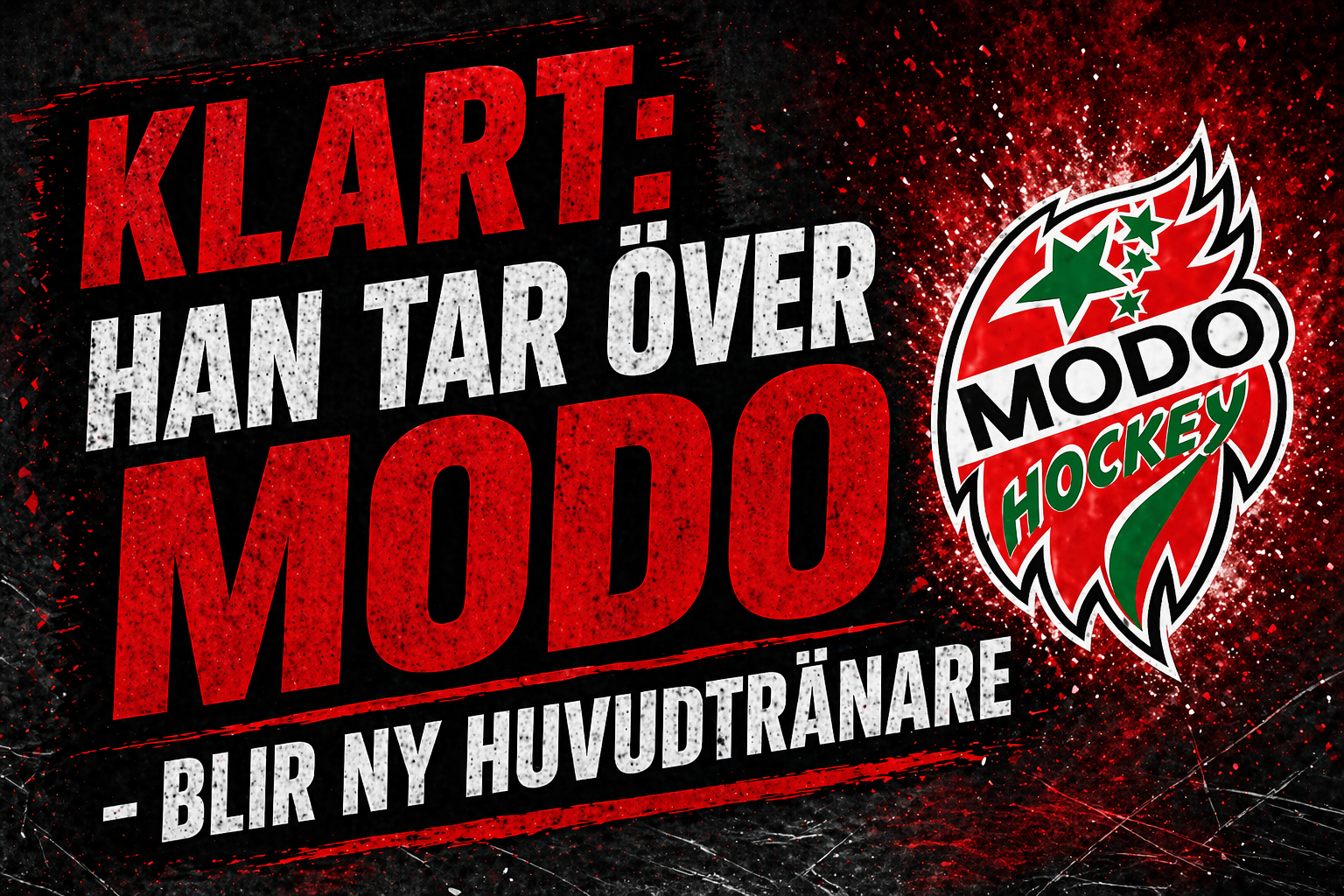 Modo: KLART: Han tar över MoDo - blir ny tränare
