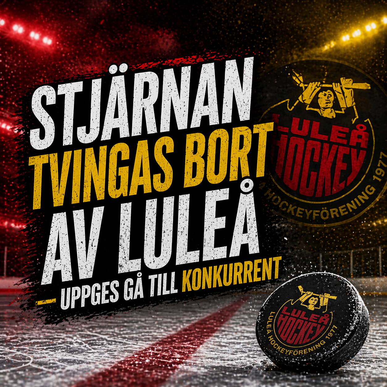 Luleå Hockey: Stjärnan tvingas bort – uppges klar för rivalen