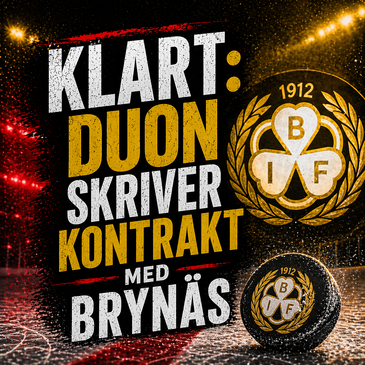 Brynäs: KLART: Duon skriver kontrakt med Brynäs
