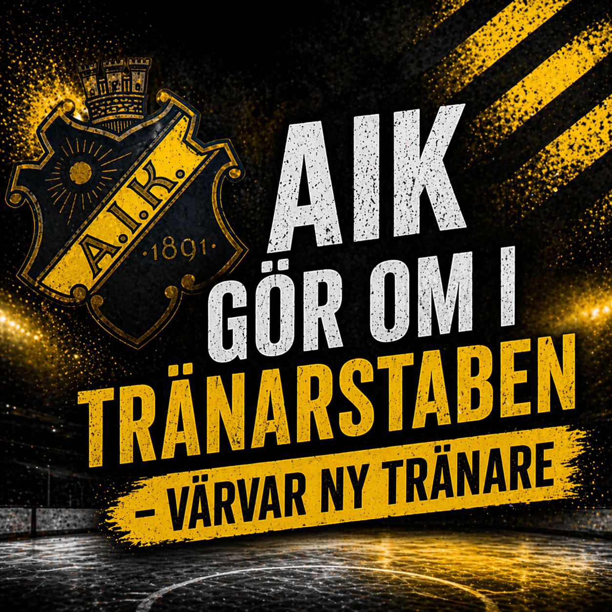 AIK Hockey: AIK gör om i tränarstaben - värvar ny tränare