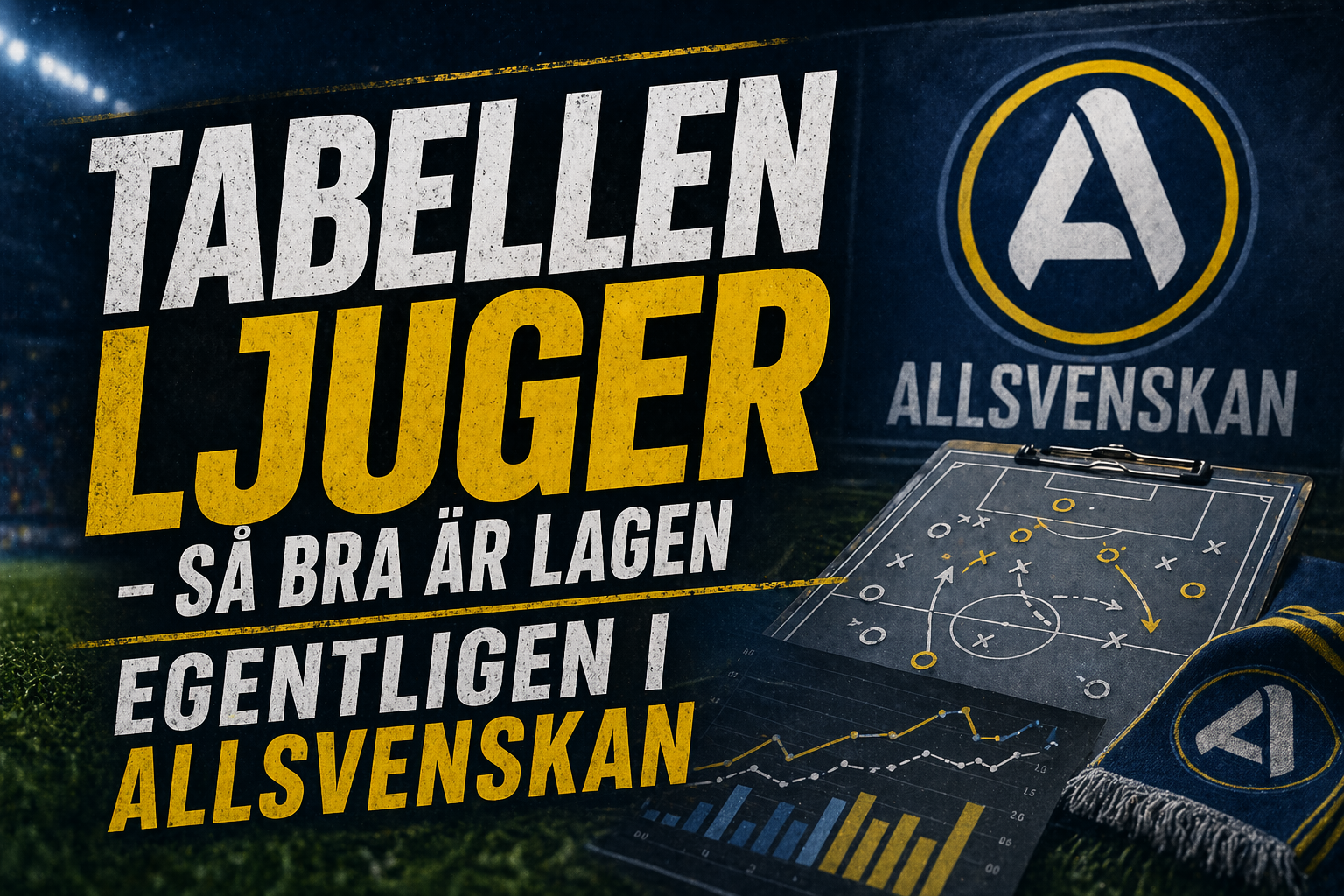 Tabellen ljuger – så bra är lagen egentligen i Allsvenskan