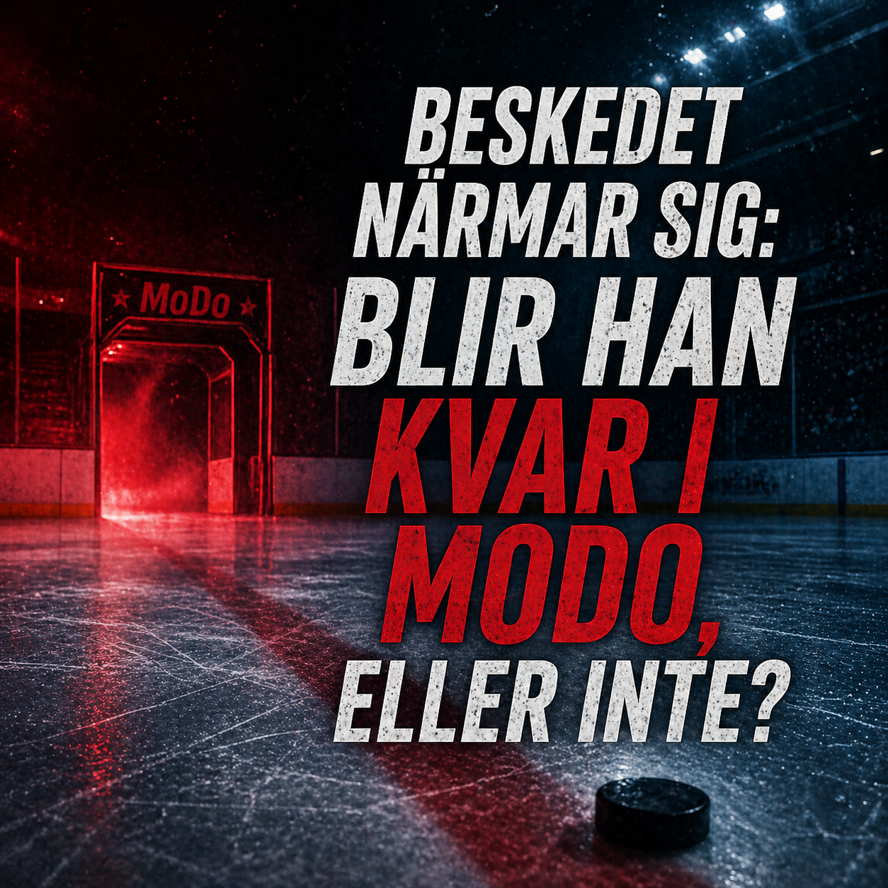 Modo: Beskedet närmar sig: Blir han kvar i MoDo, eller inte?