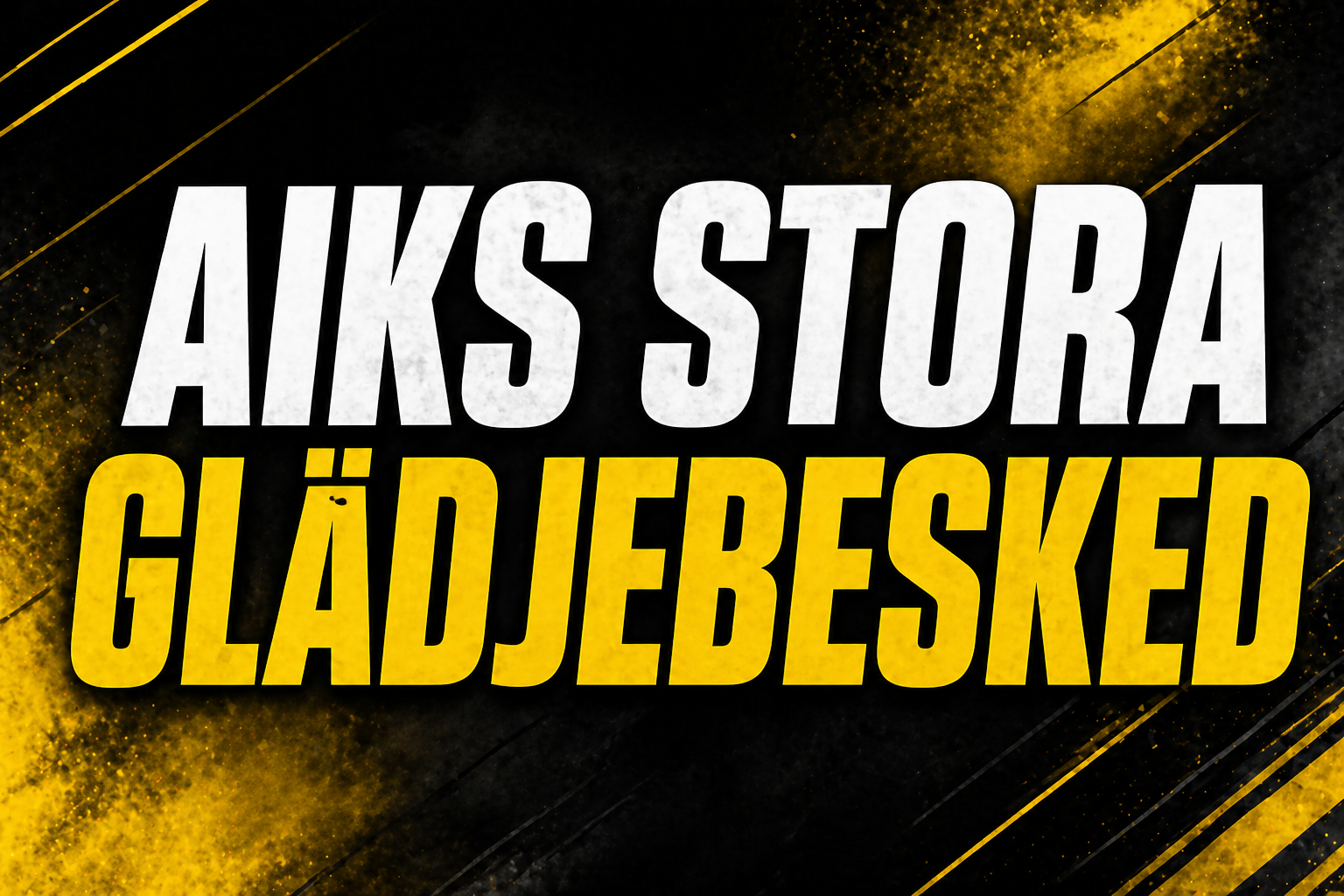 AIK:s glädjebesked – nyckelspelaren nära comeback