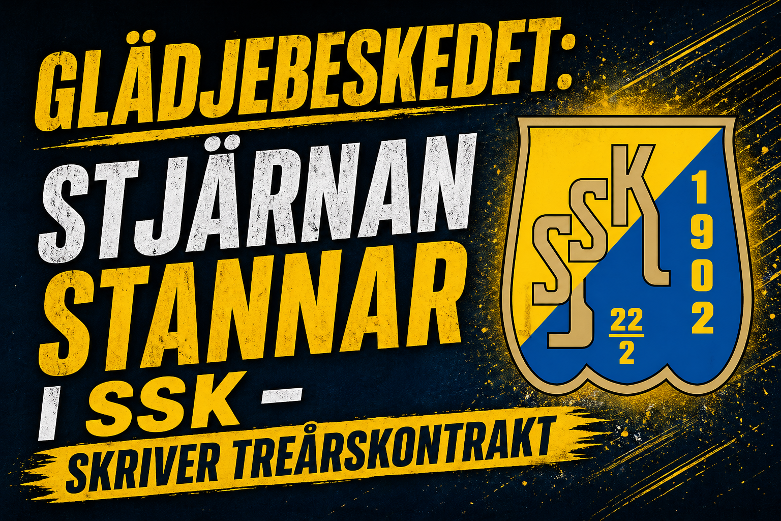 Södertälje: GLÄDJEBESKEDET: Stjärnan stannar i SSK – skriver treårskontrakt