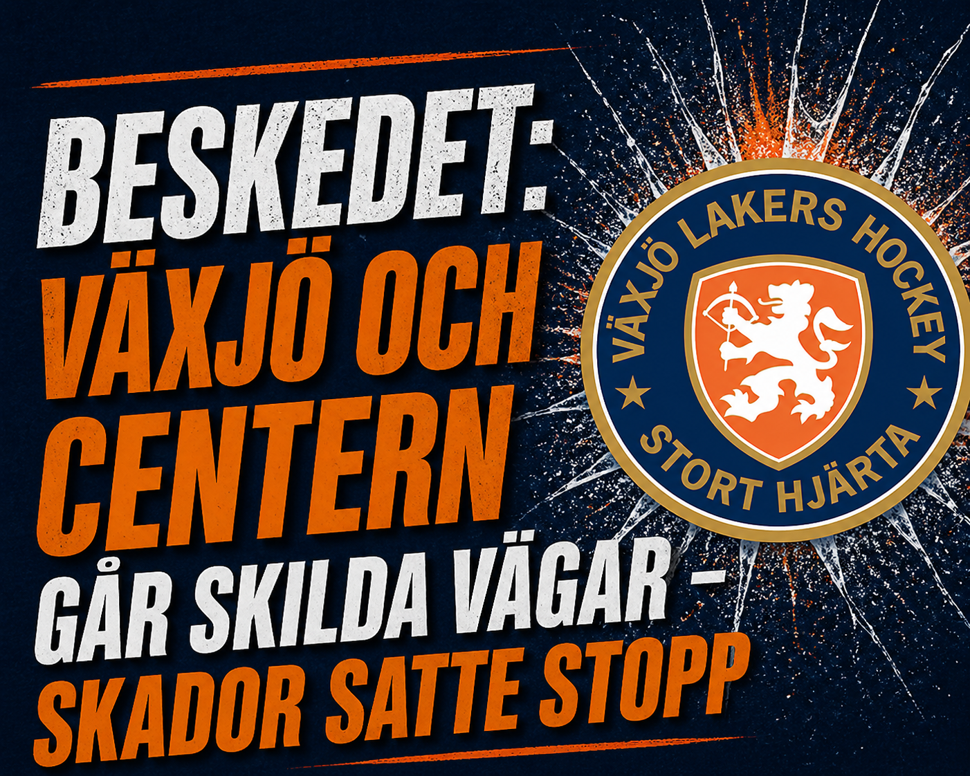 Beskedet: Växjö och centern går skilda vägar