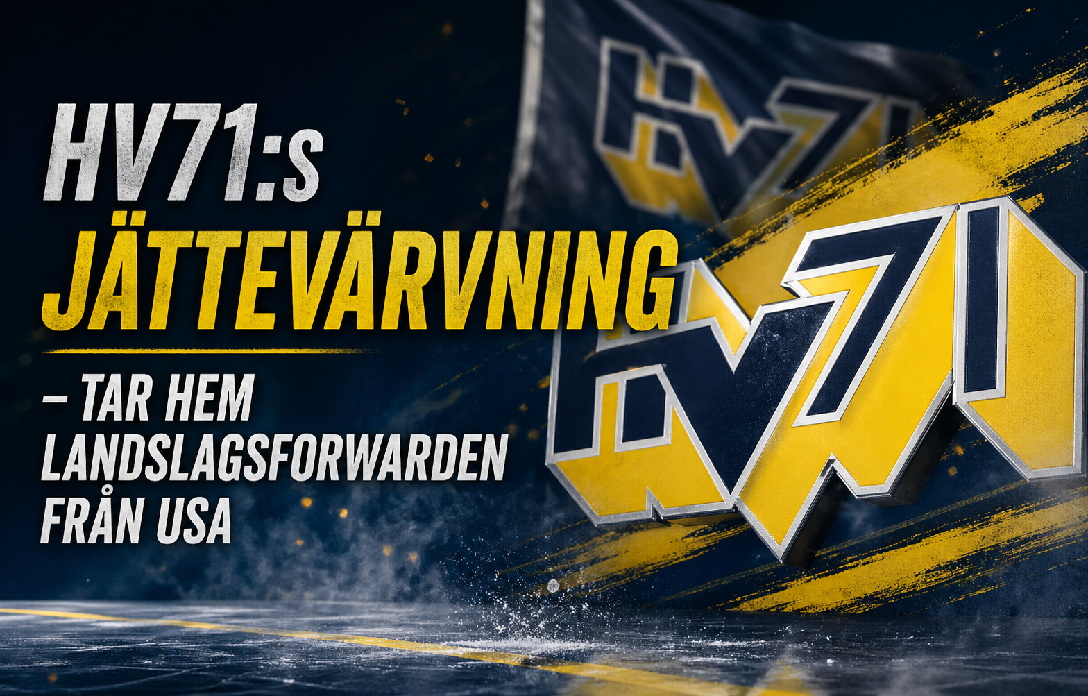 HV71 slår till – tar hem landslagsforwarden från USA