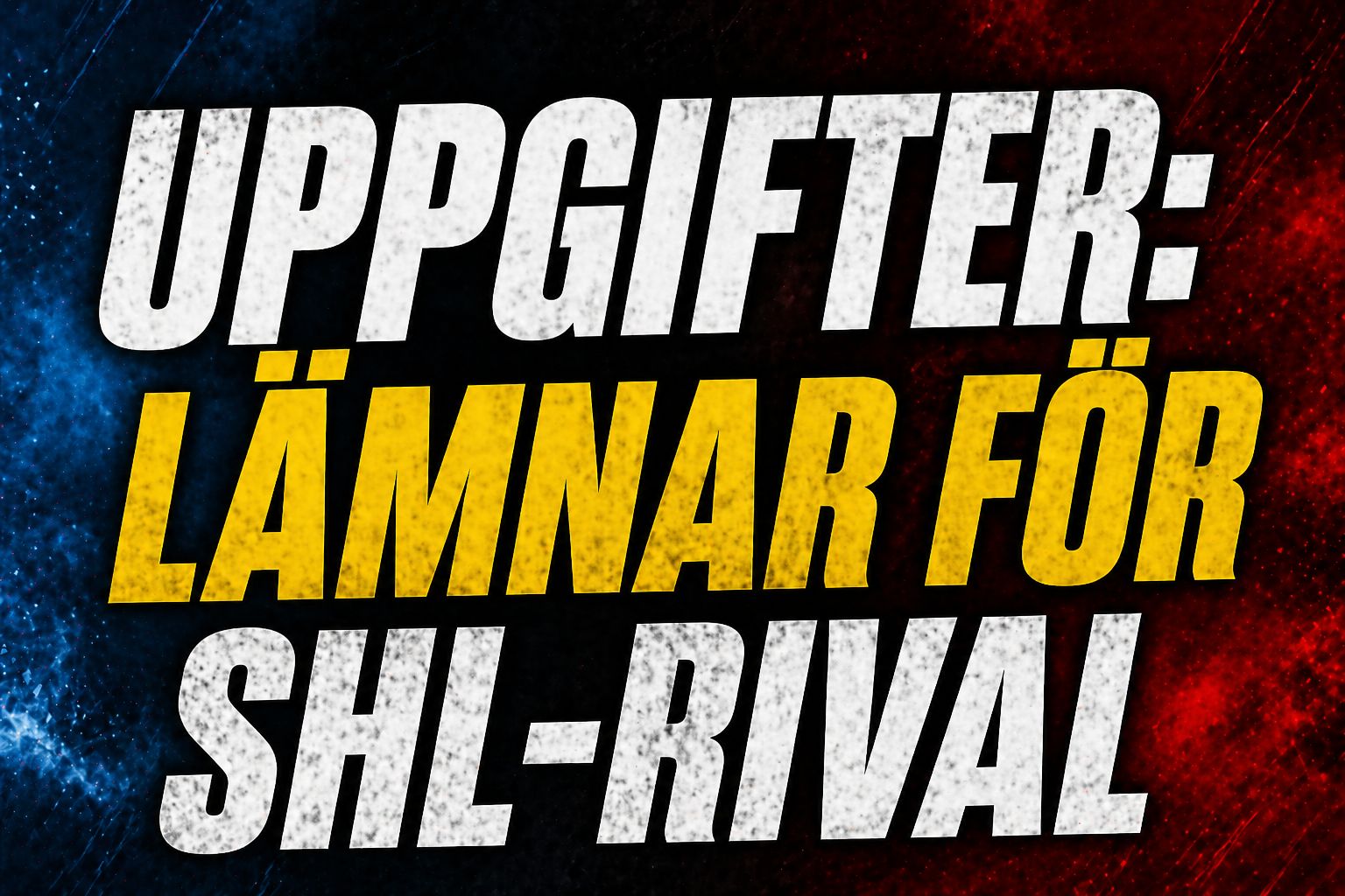 Växjö Lakers: Uppgifter: SHL-rival nära värva Växjös-rivalens målskytt