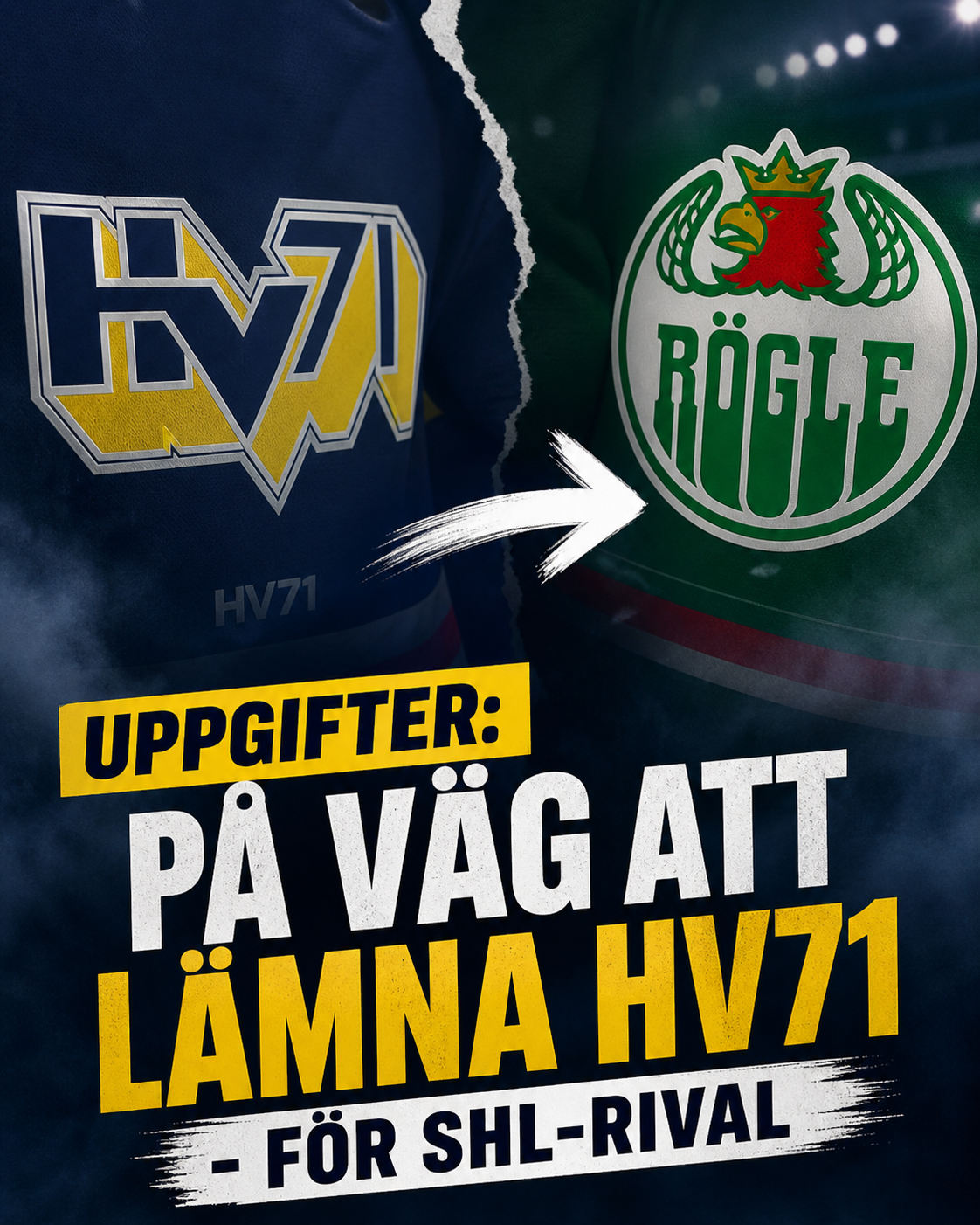 Hv71: Uppgifter: På väg att lämna HV71 - för SHL-rival