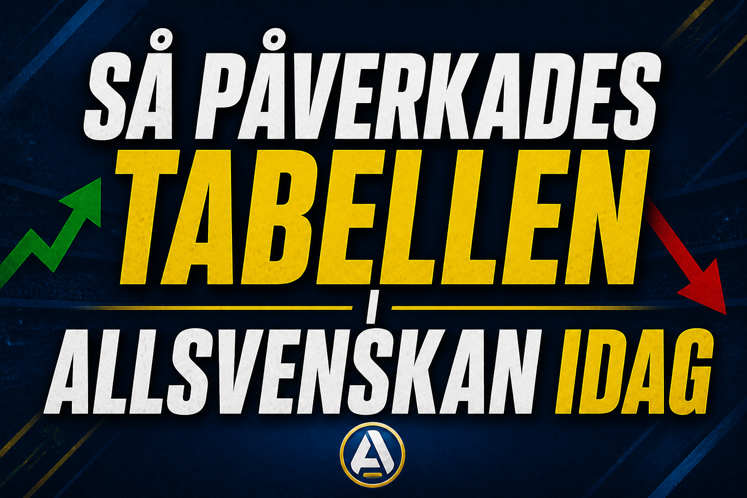 Så påverkades tabellen idag
