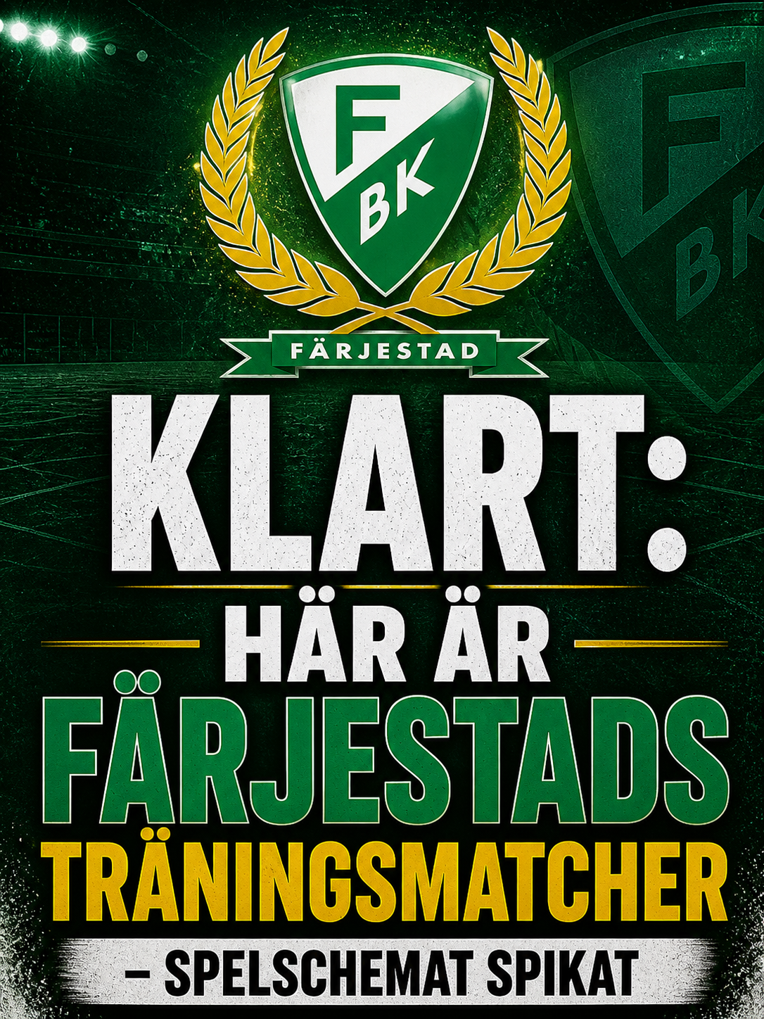 Färjestad: KLART: Här är Färjestads träningsmatcher – spelschemat spikat